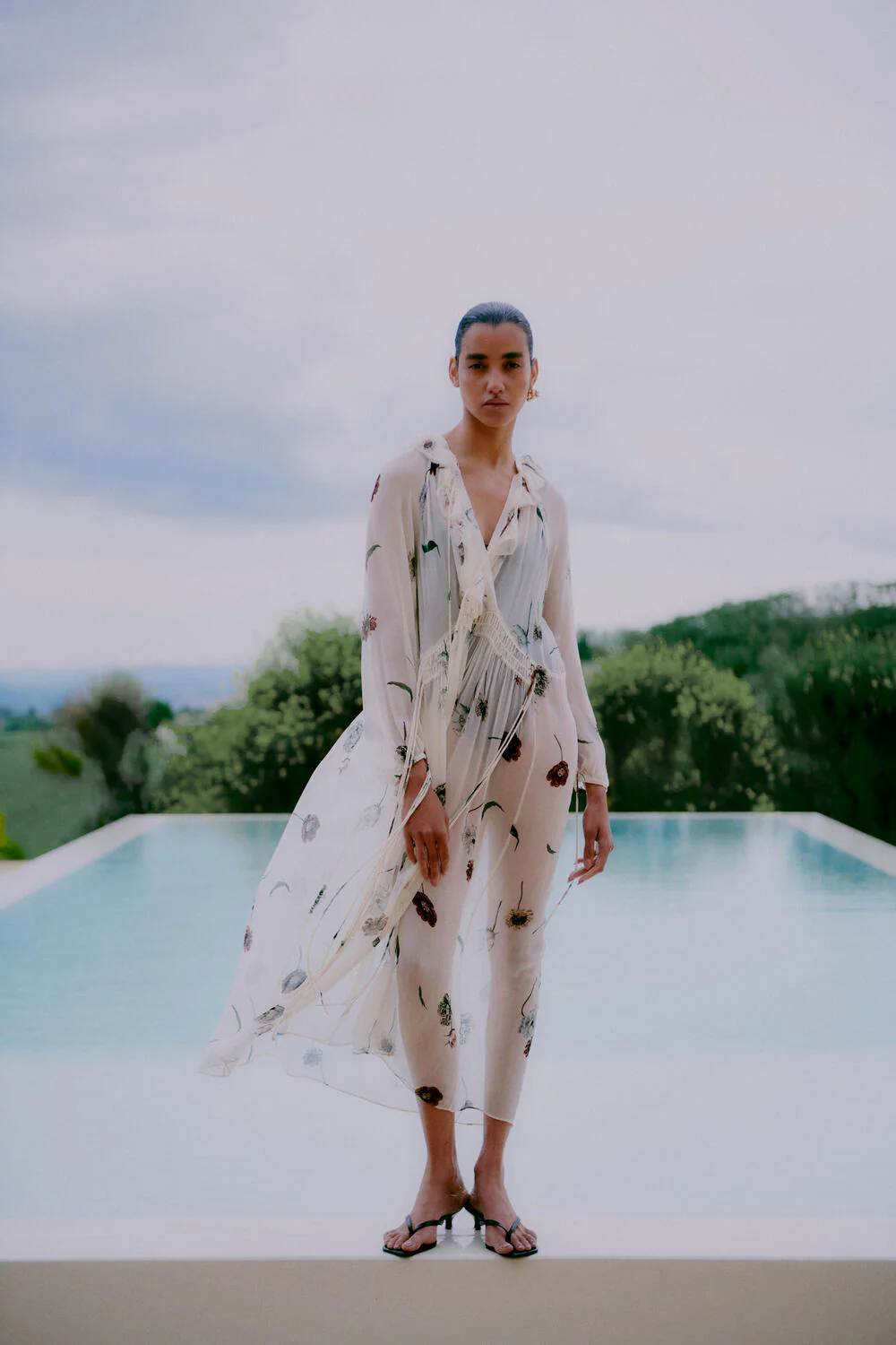 Florala kjole - Summer Sand - Image 3