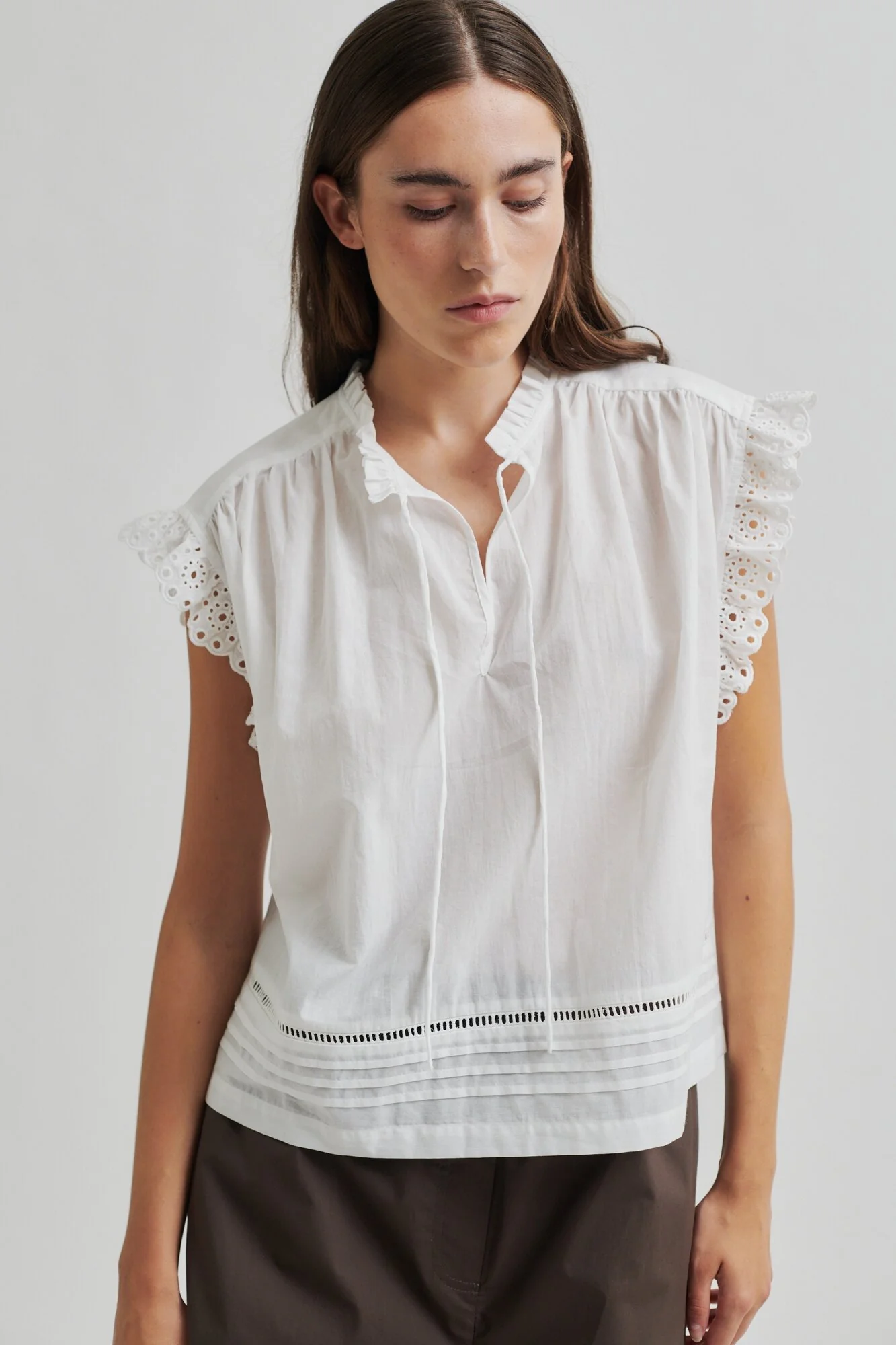 Limona top - hvid