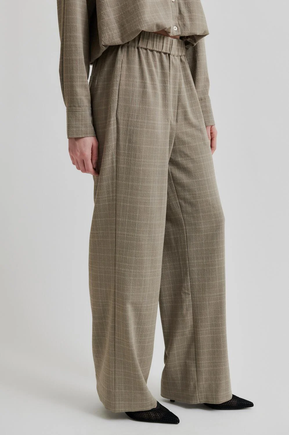 Maira bukser - Mid Brown Melange - Image 3