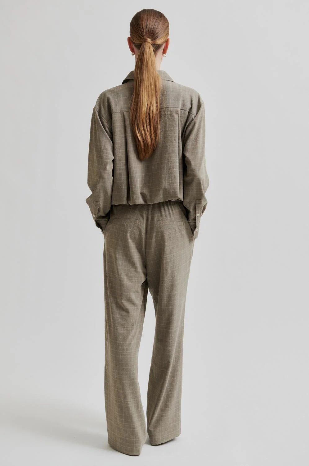 Maira bukser - Mid Brown Melange - Image 5