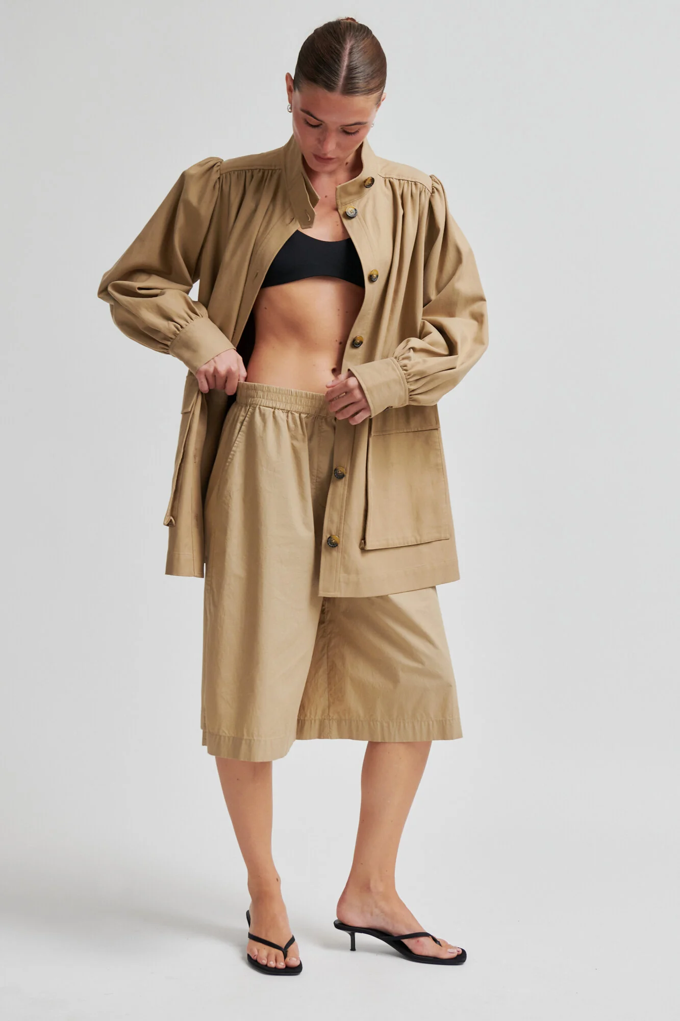 Rhye shorts - Camel - Image 5