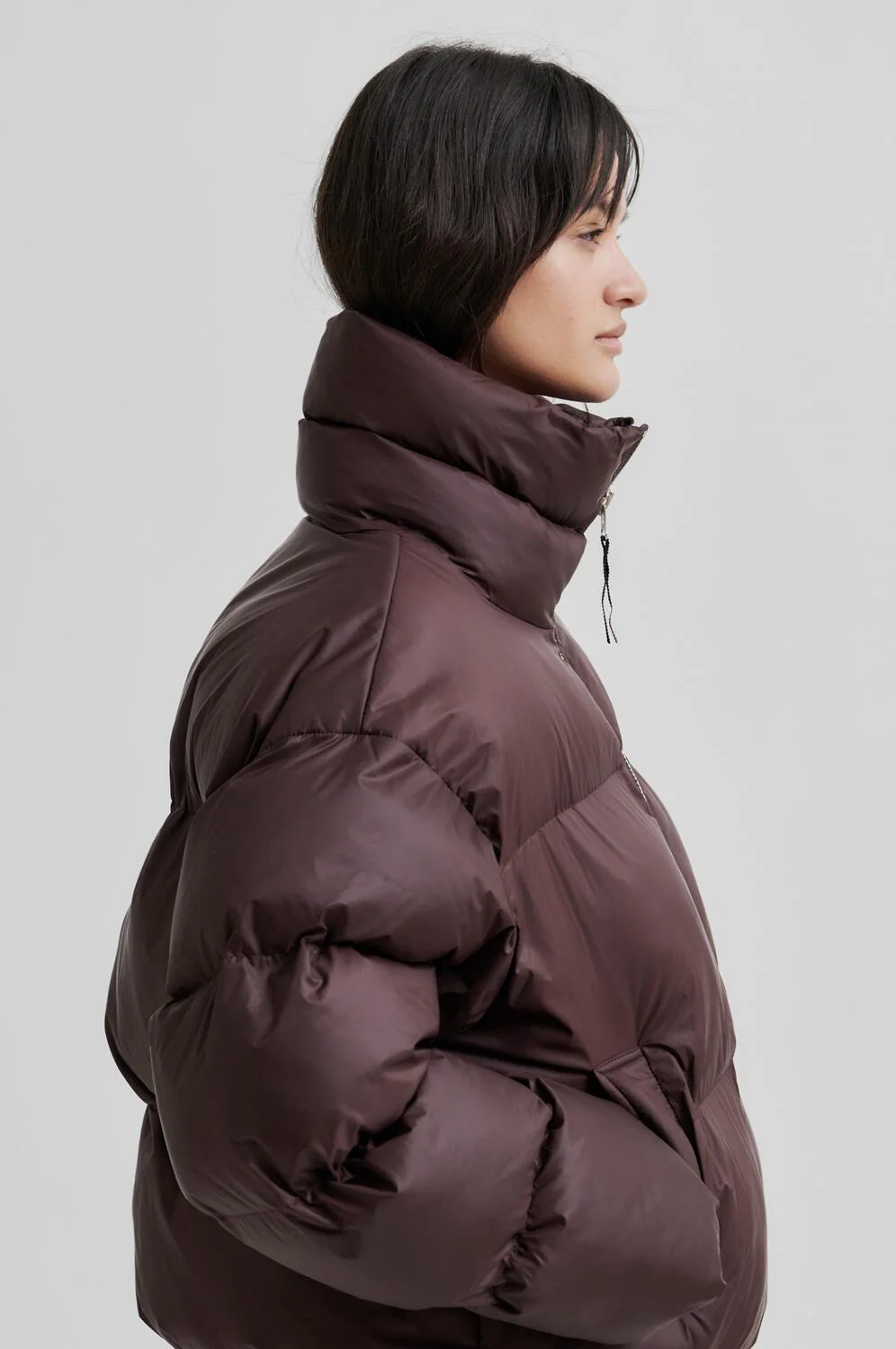 Riya dunjakke - Chocolate Plum - Image 5