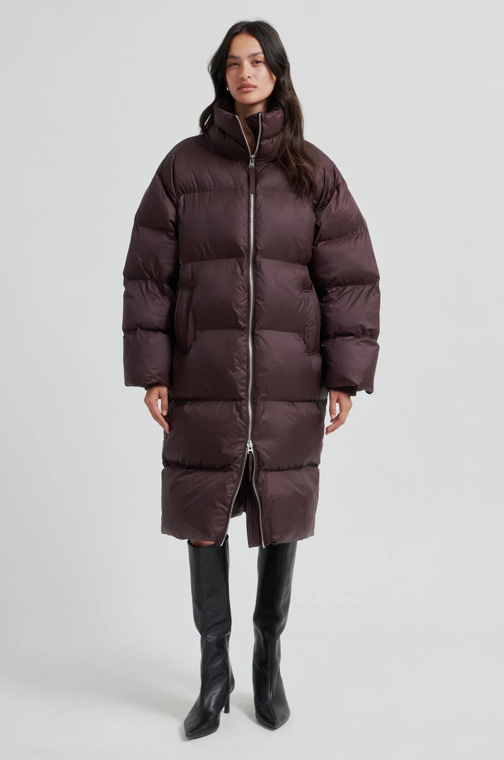 Riya lang dunfrakke - Chocolate Plum