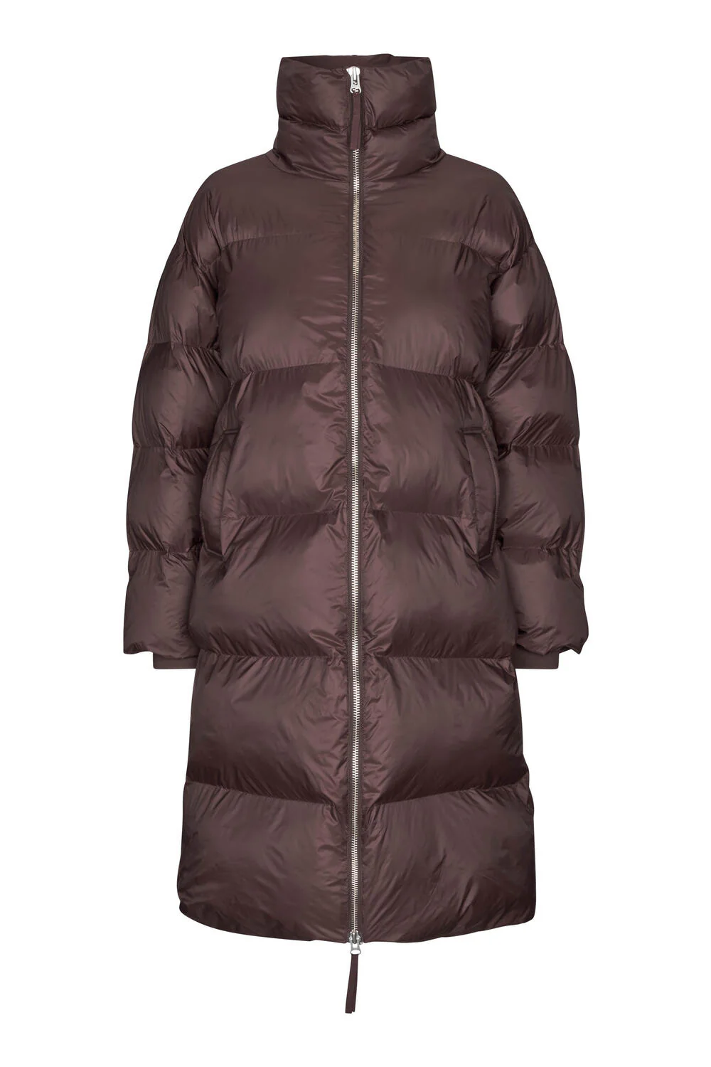 Riya lang dunfrakke - Chocolate Plum - Image 2