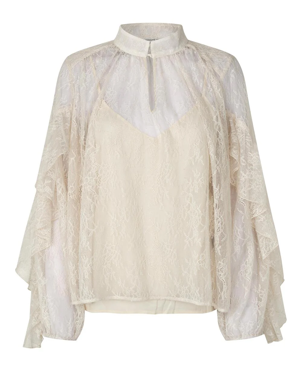 Sybell blondebluse - Soft Beige - Image 2