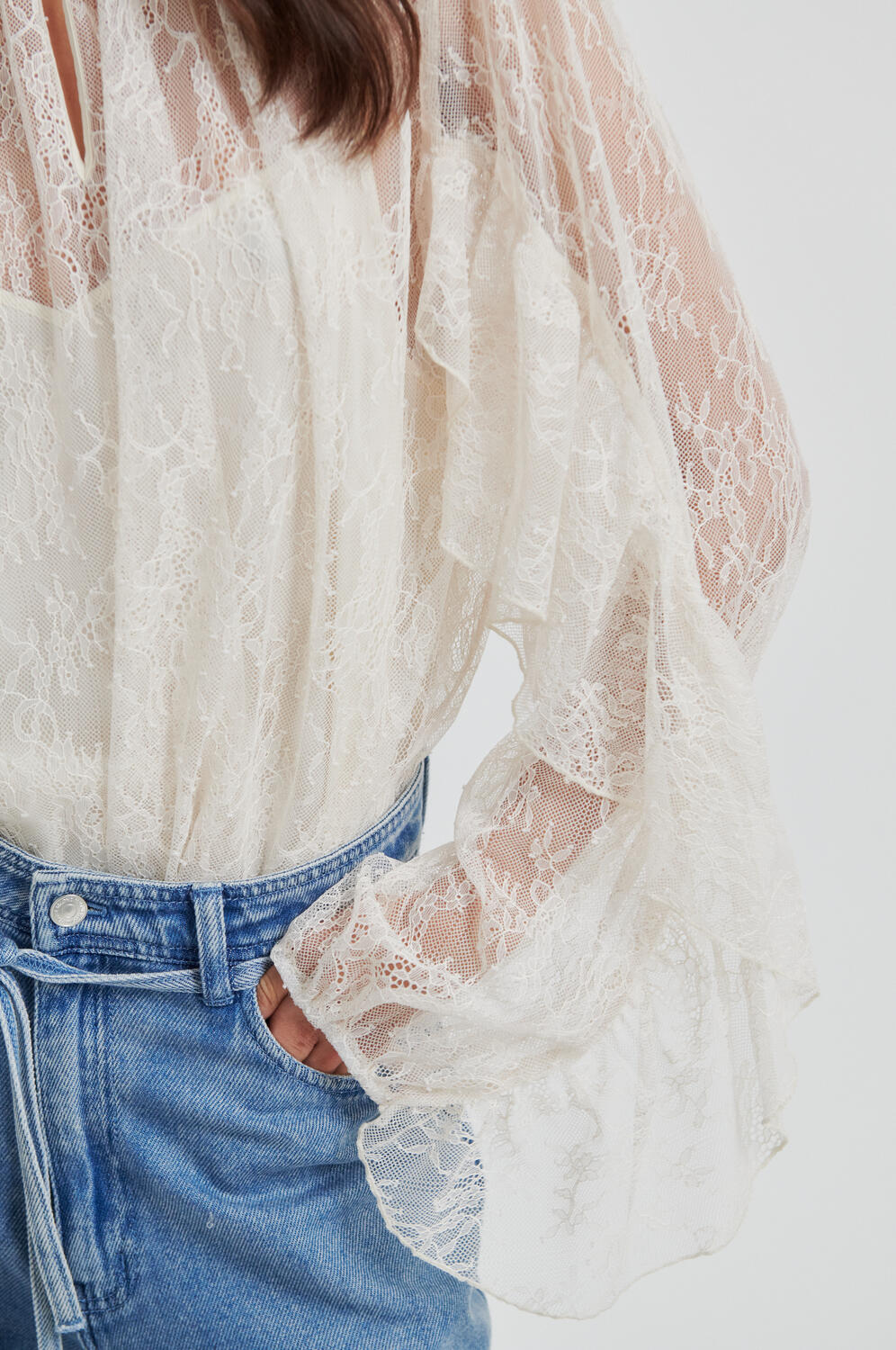 Sybell blondebluse - Soft Beige - Image 4