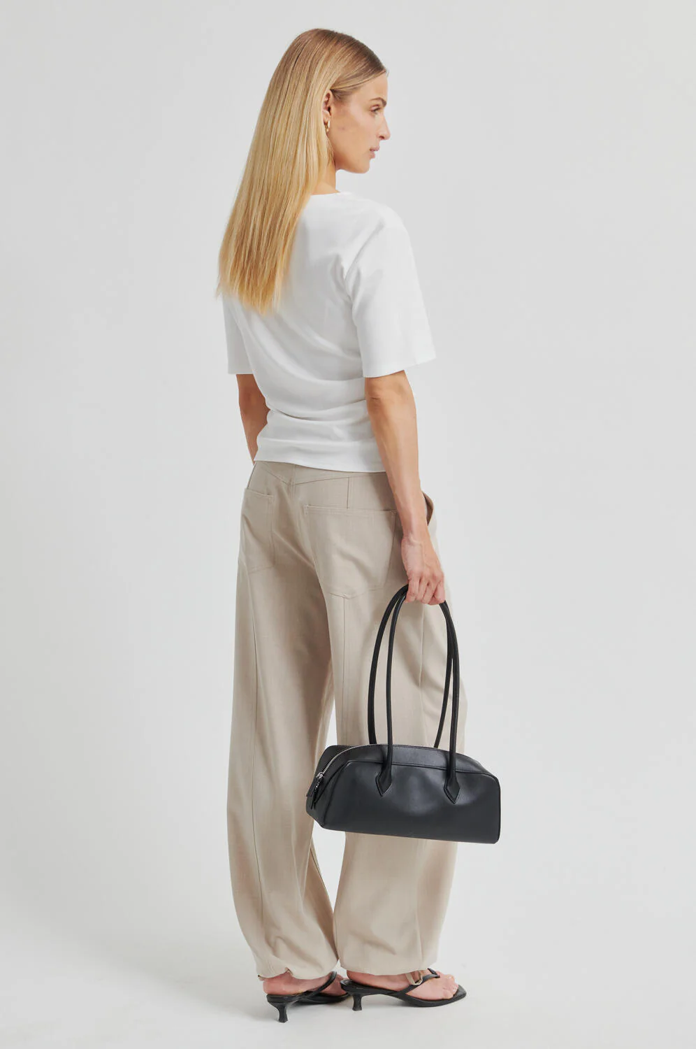 Ulina Drape t-shirt - hvid - Image 6