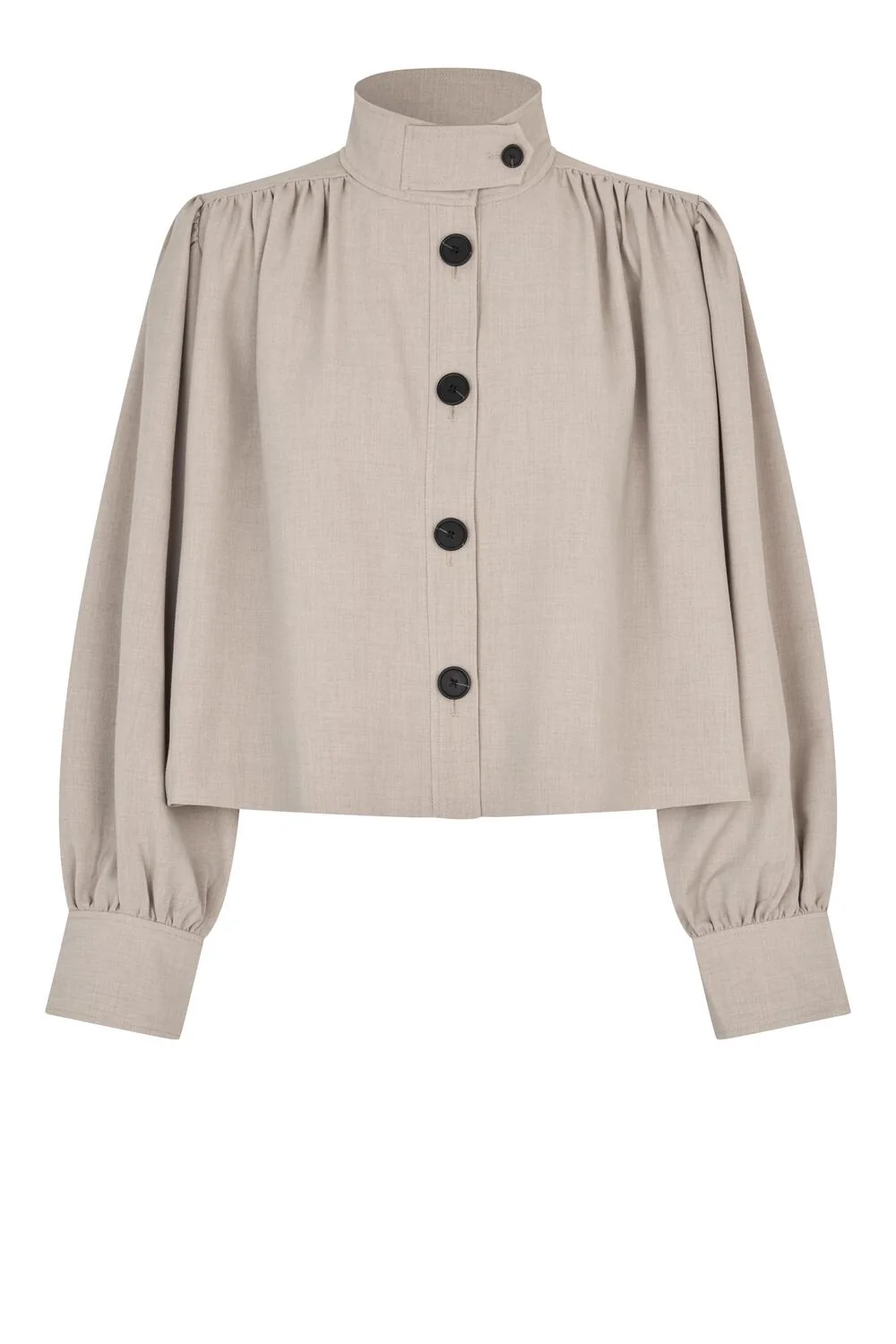 Zoie jakke - Light Beige Melange - Image 2