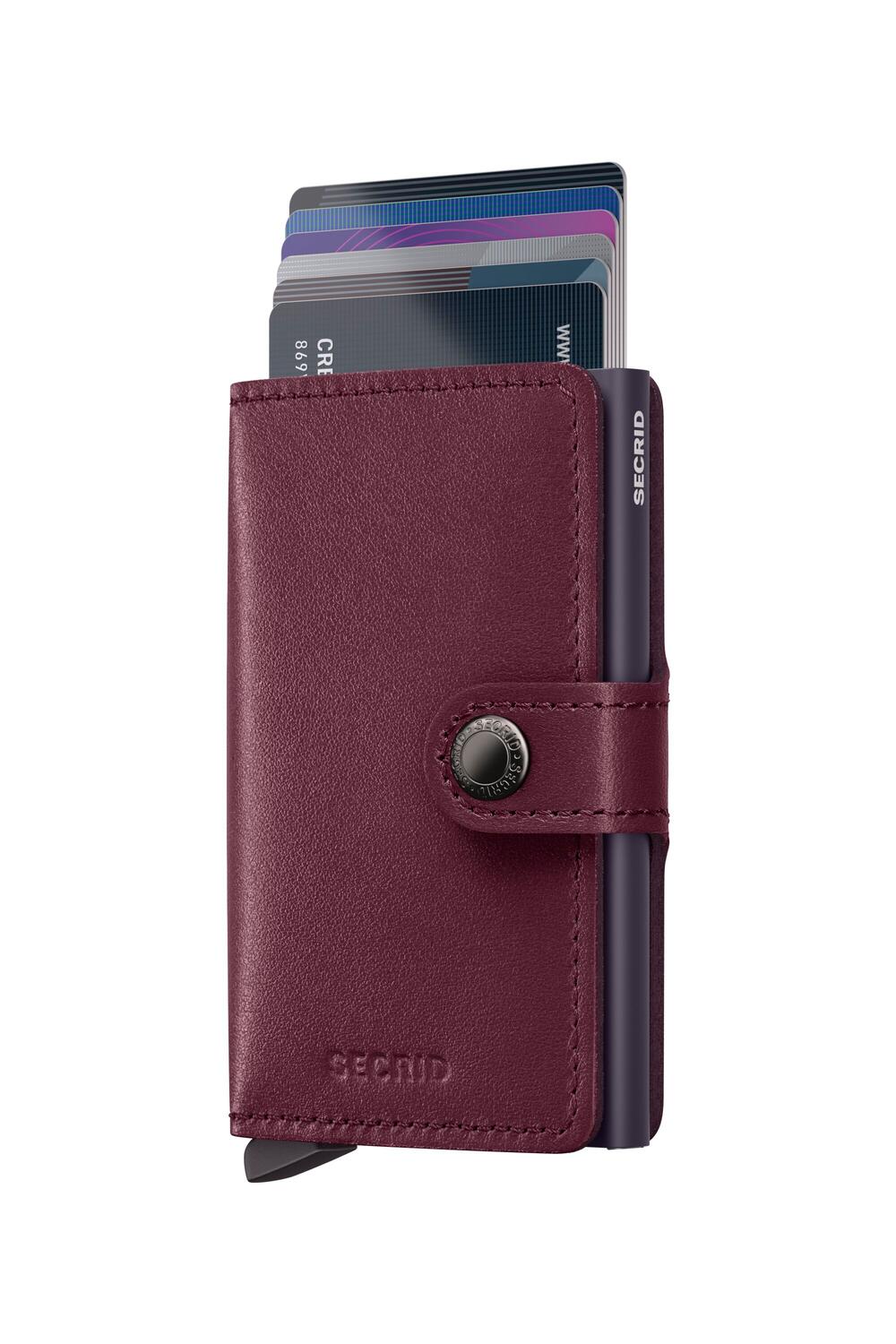 Minipung med kortholder - Cranberry - Image 2