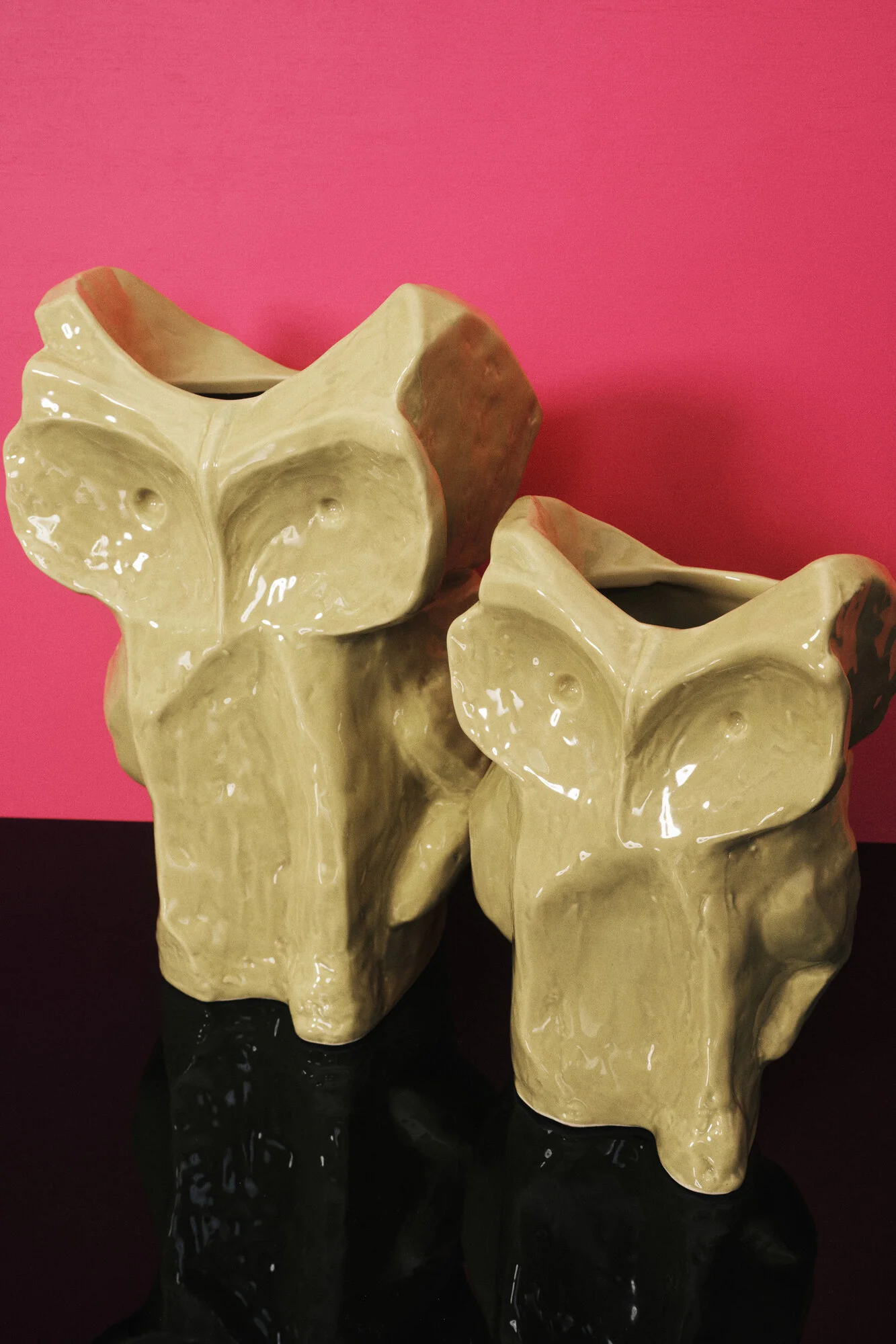 x Marni ugle vase, L - Yellow after midnight - Image 2