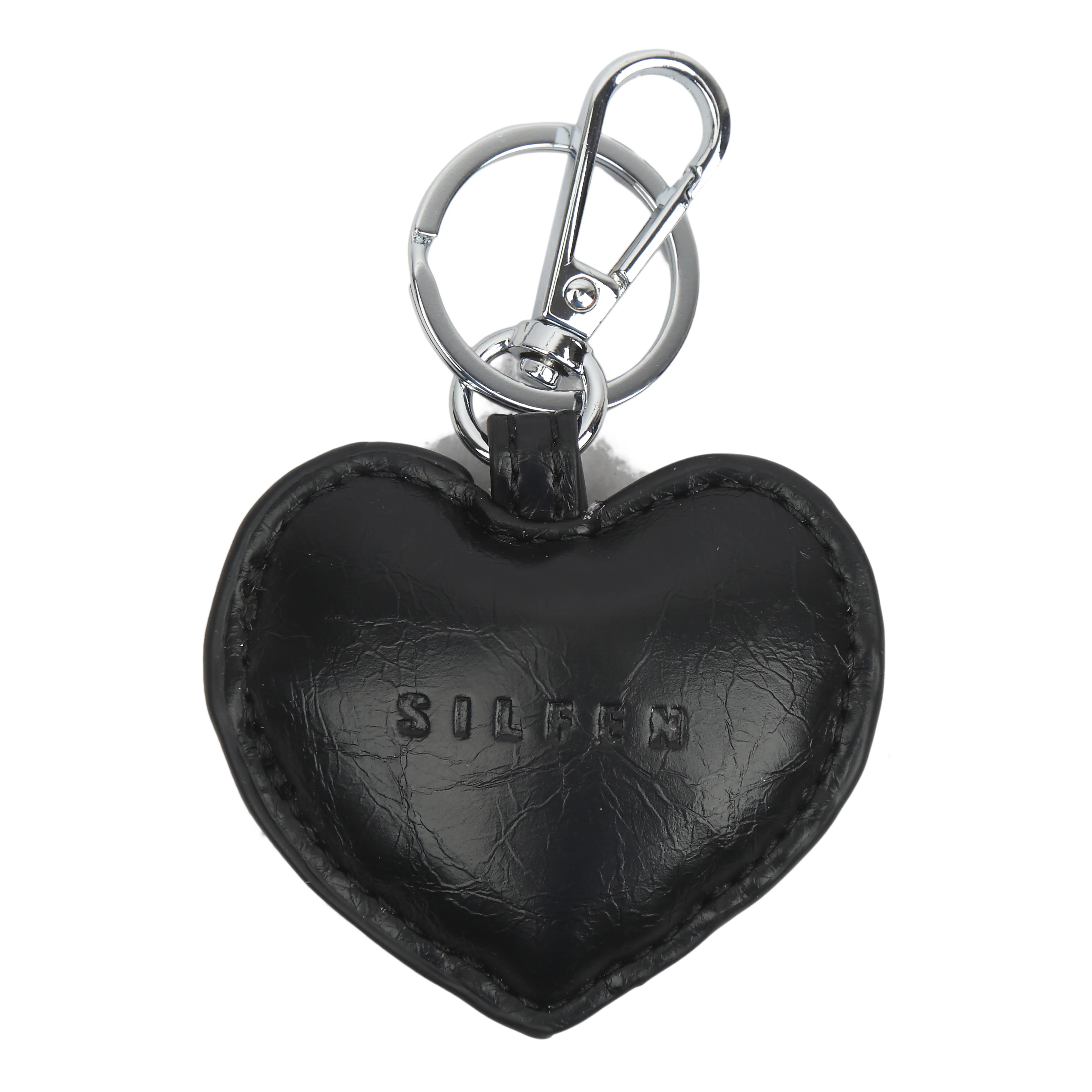 Heart taskevedhæng - sort