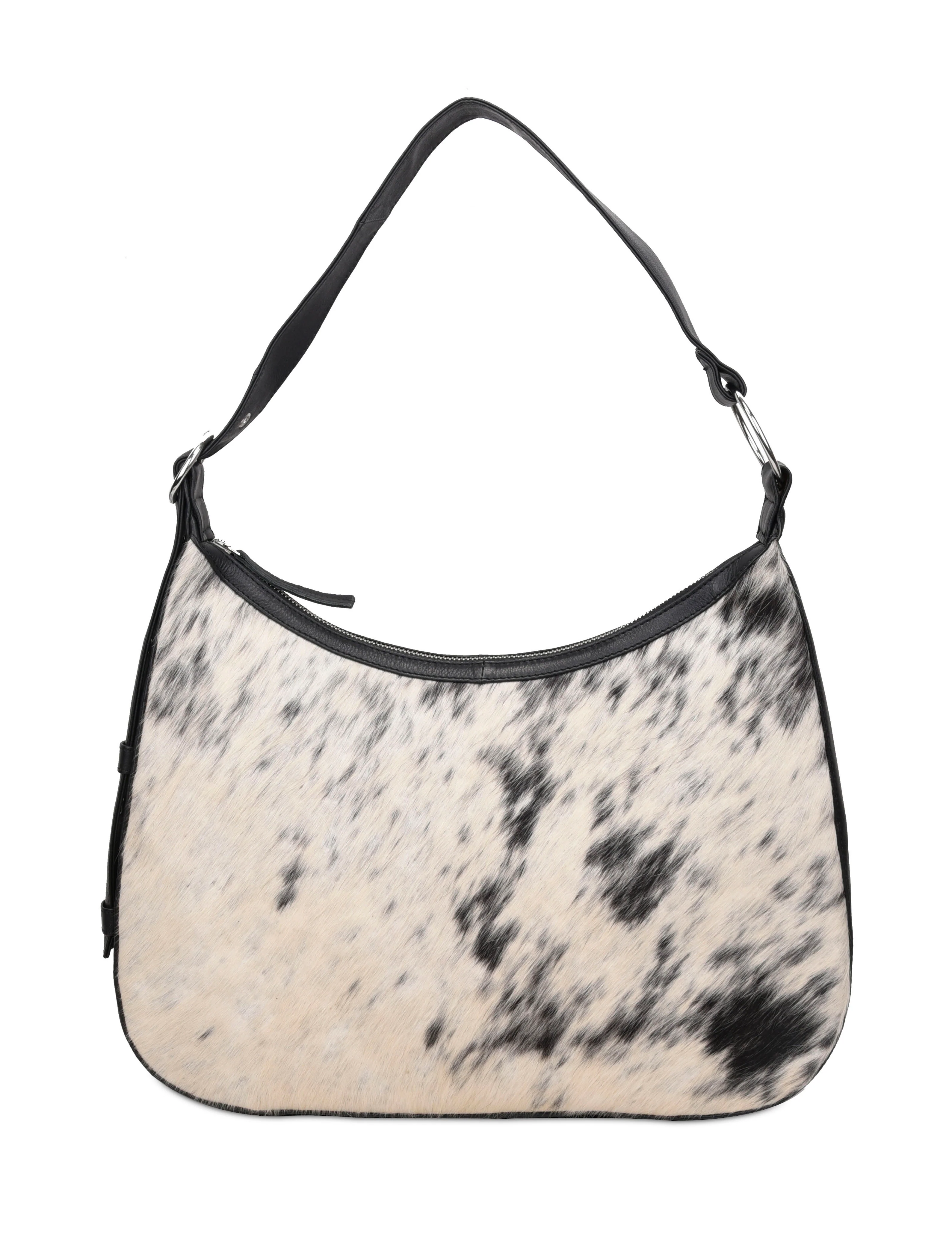 Oda skuldertaske - koprint sort/hvid - Image 7