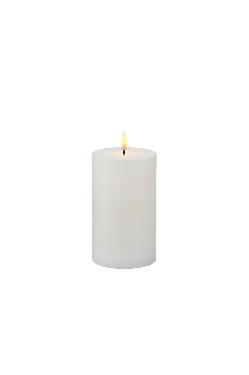 Sille genopladelig LED lys, hvid - H:12,5 x Ø:7,5 cm.