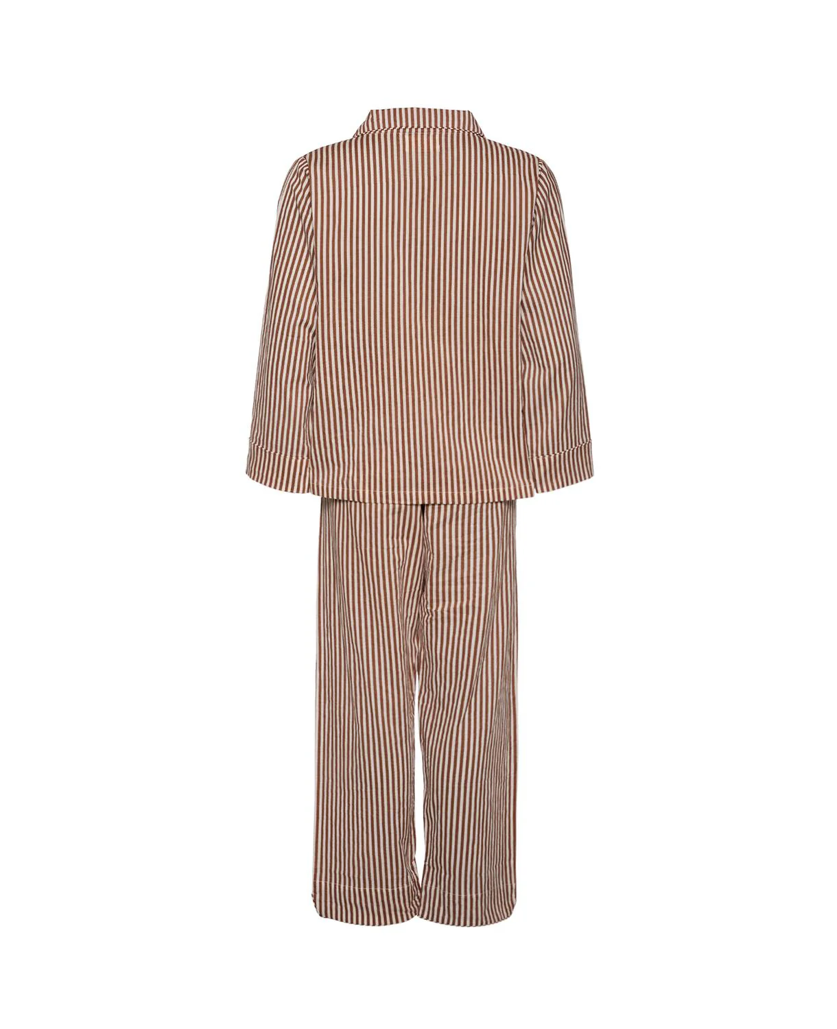 Nuit pyjamassæt - Brown Stripes - Image 4