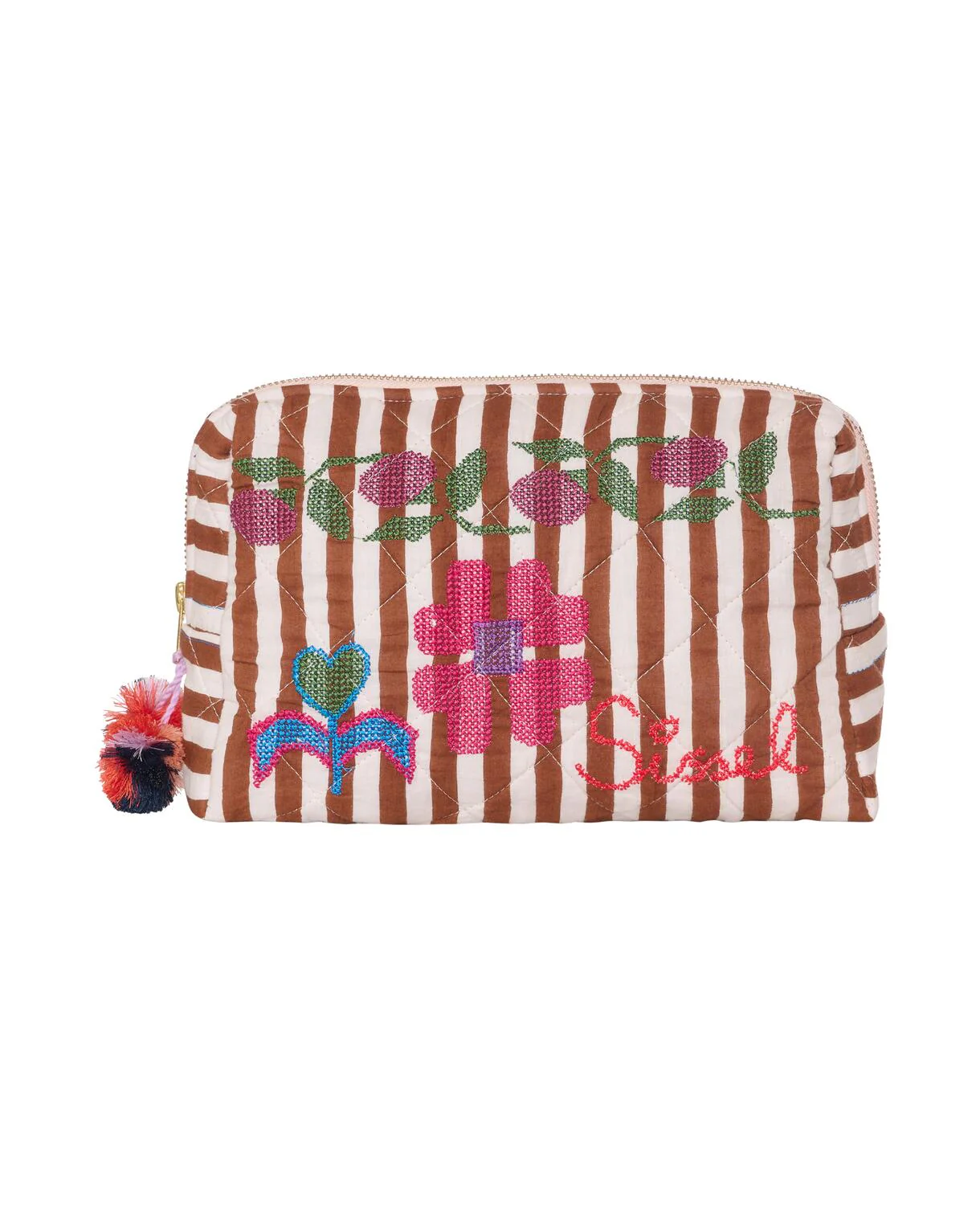 Rosea toilettaske - Brown Stripes