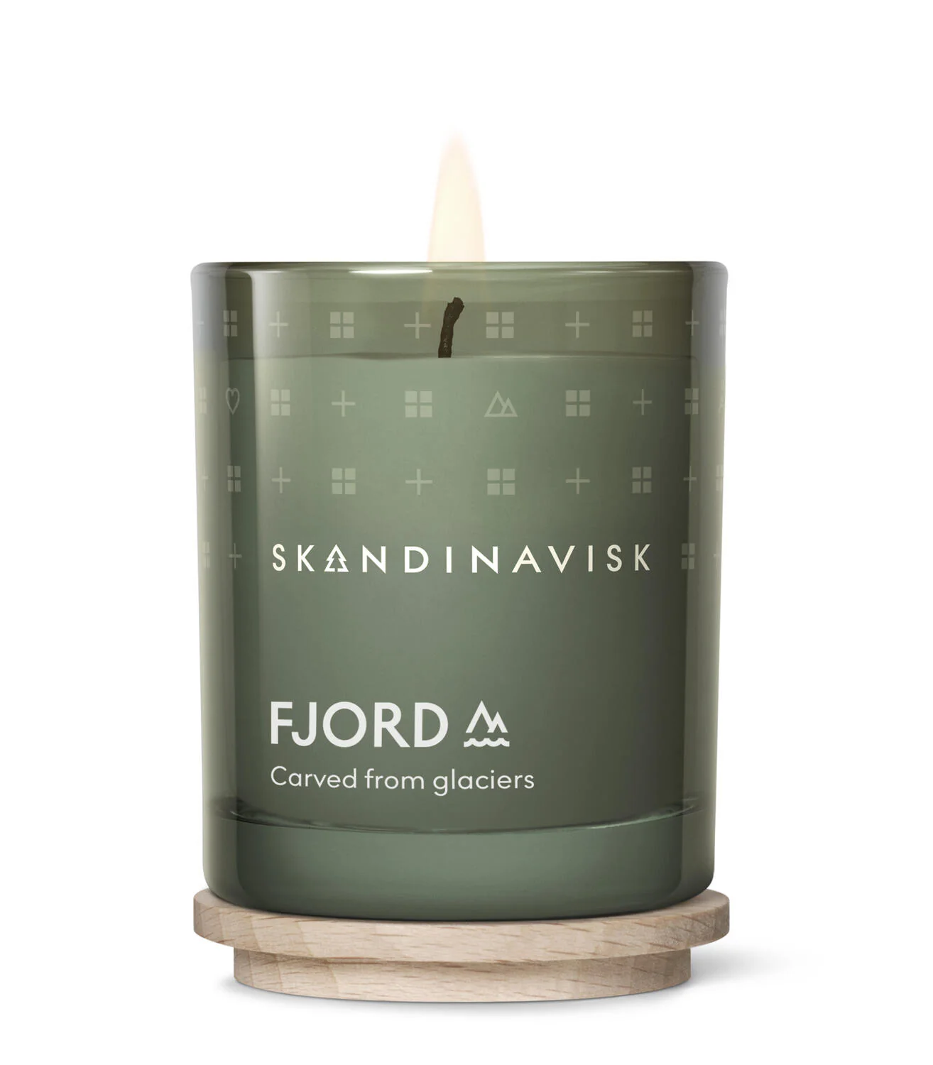 Fjord duftlys, 65g. - Fjord green