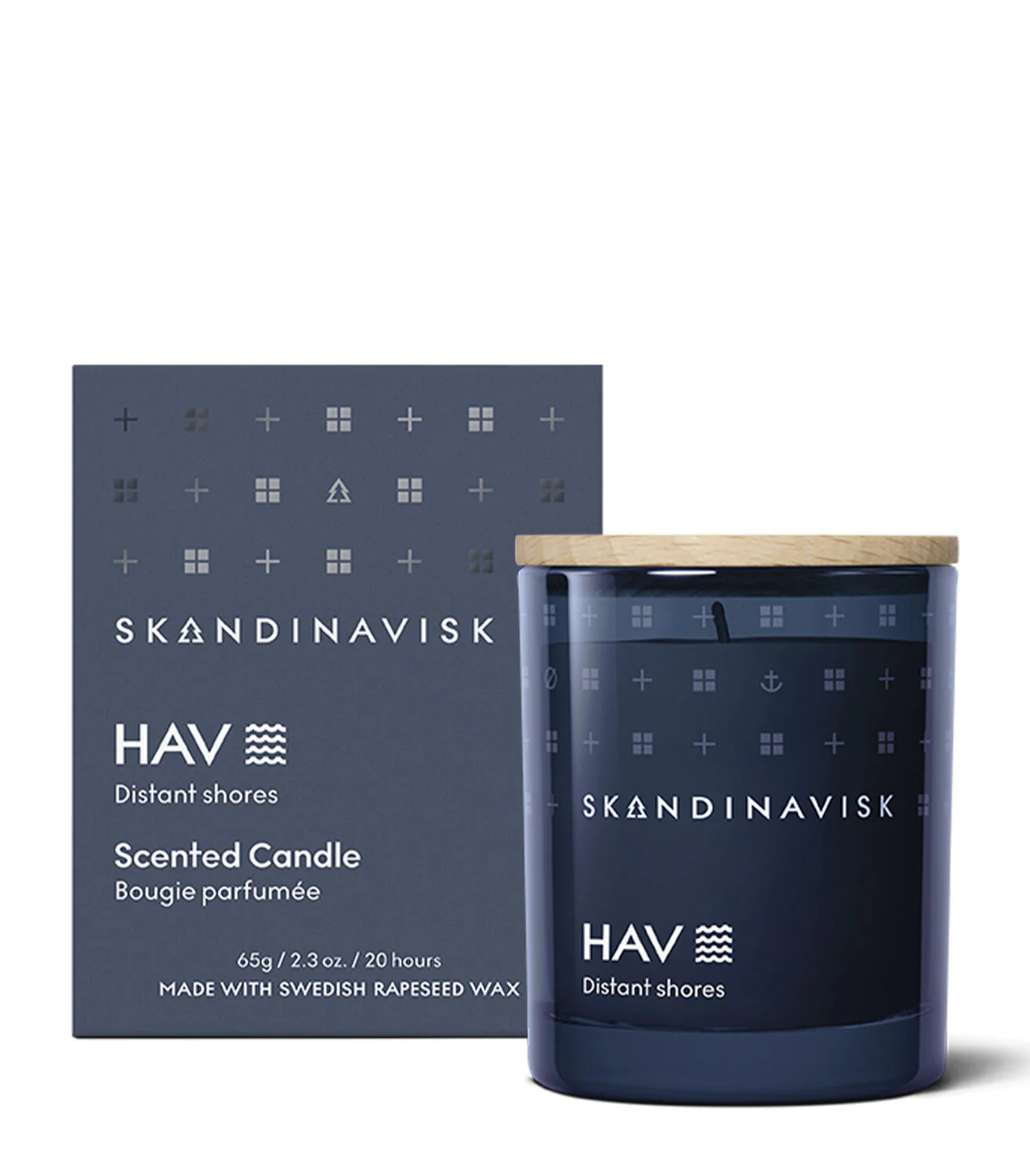 Hav duftlys, 65g. - Deep blue - Image 3