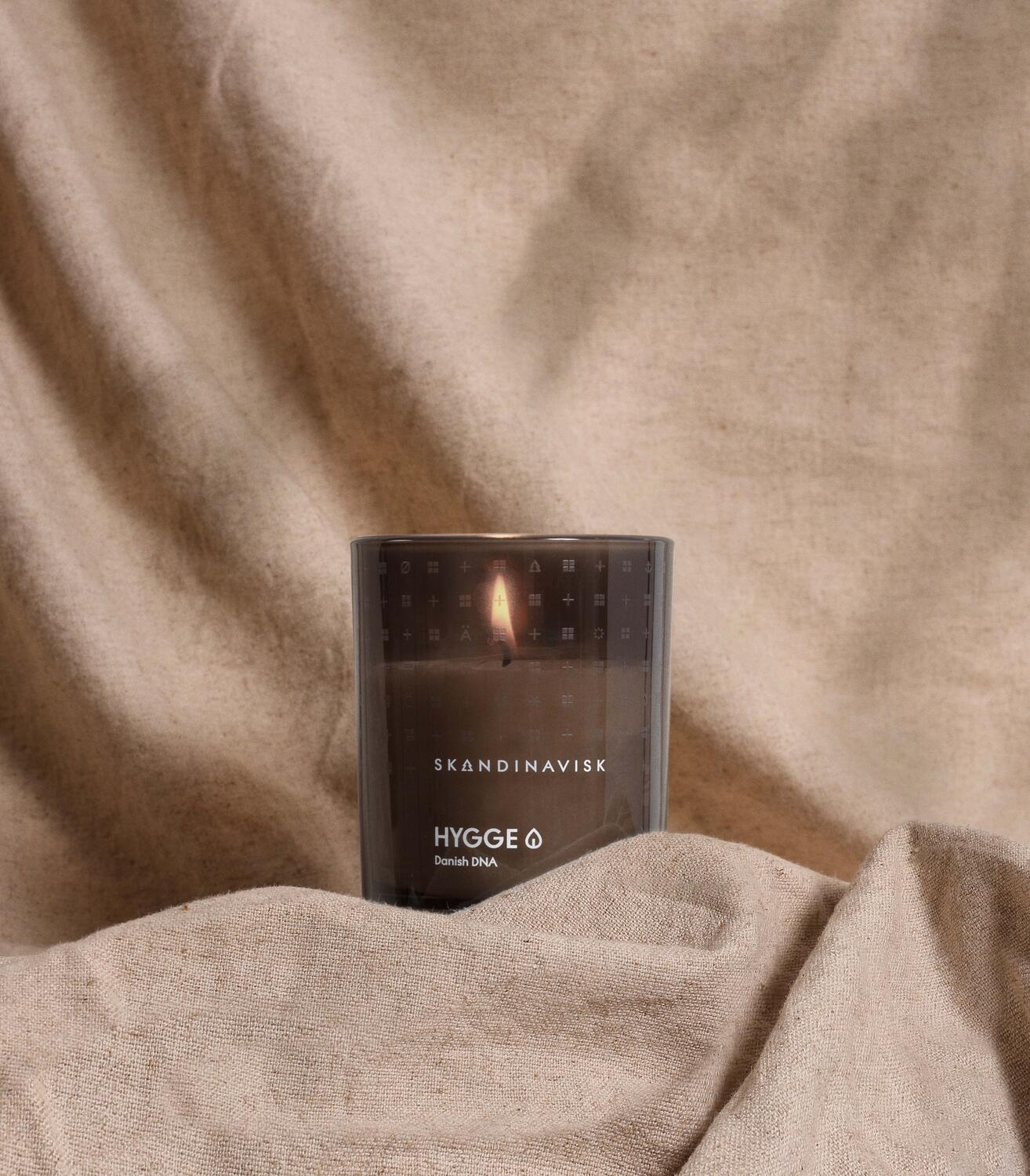 Hygge duftlys, 200g. - Camel brown - Image 2