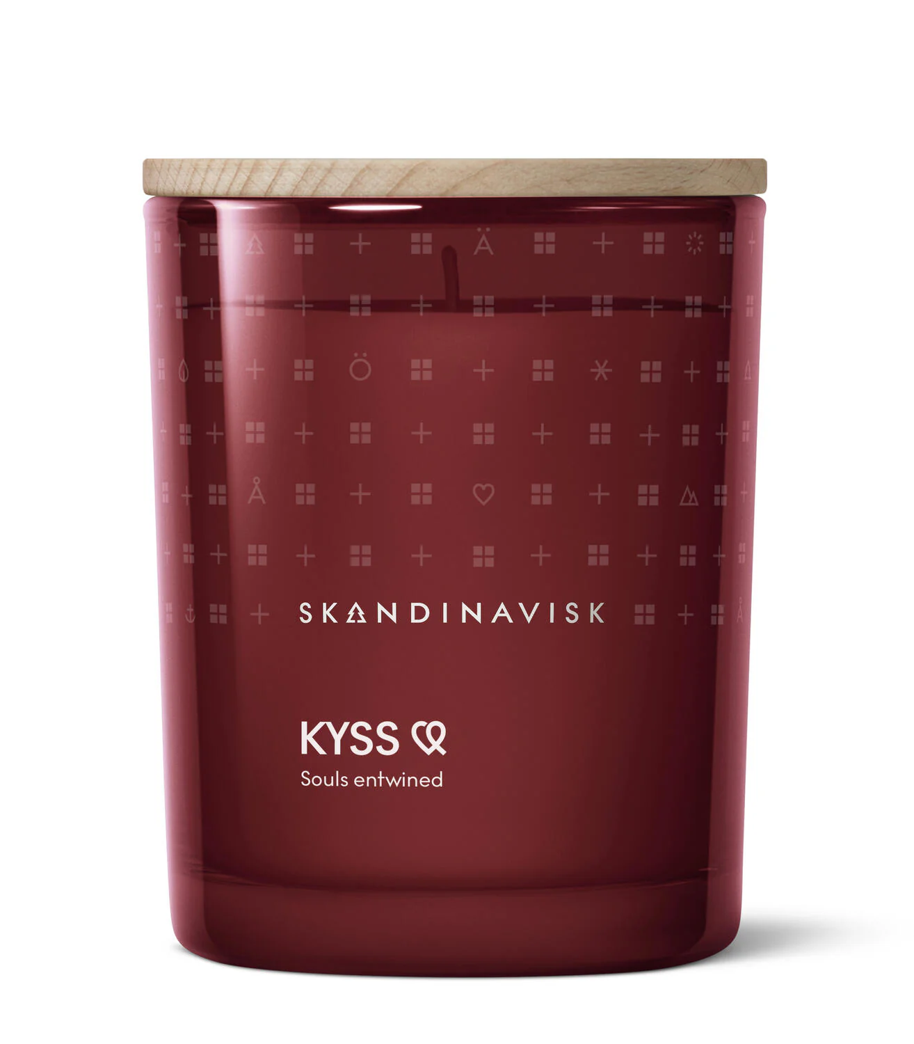 KYSS duftlys, 200g - Cherry red - Image 4