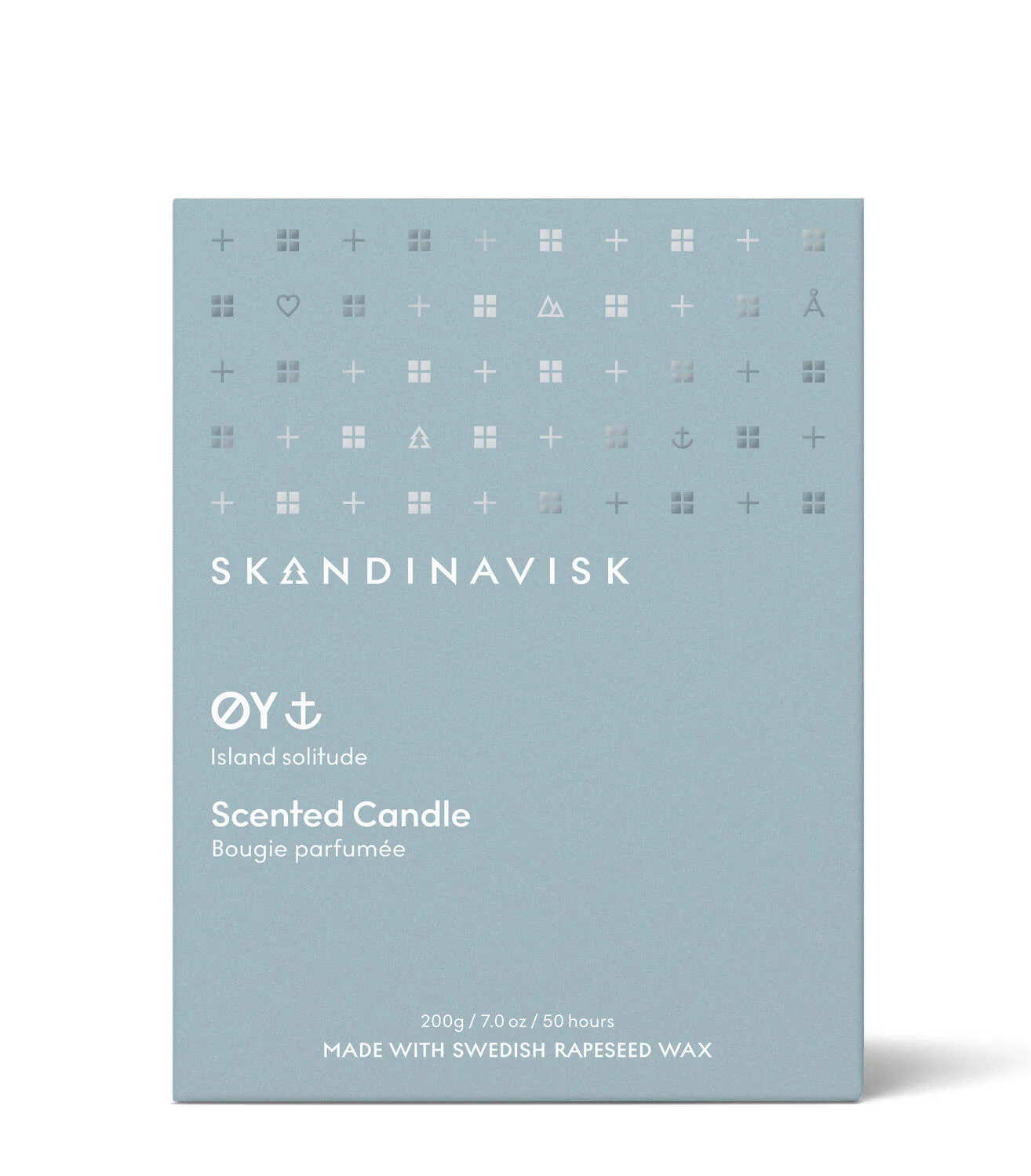 Øy duftlys, 200g. - Powder Blue - Image 6
