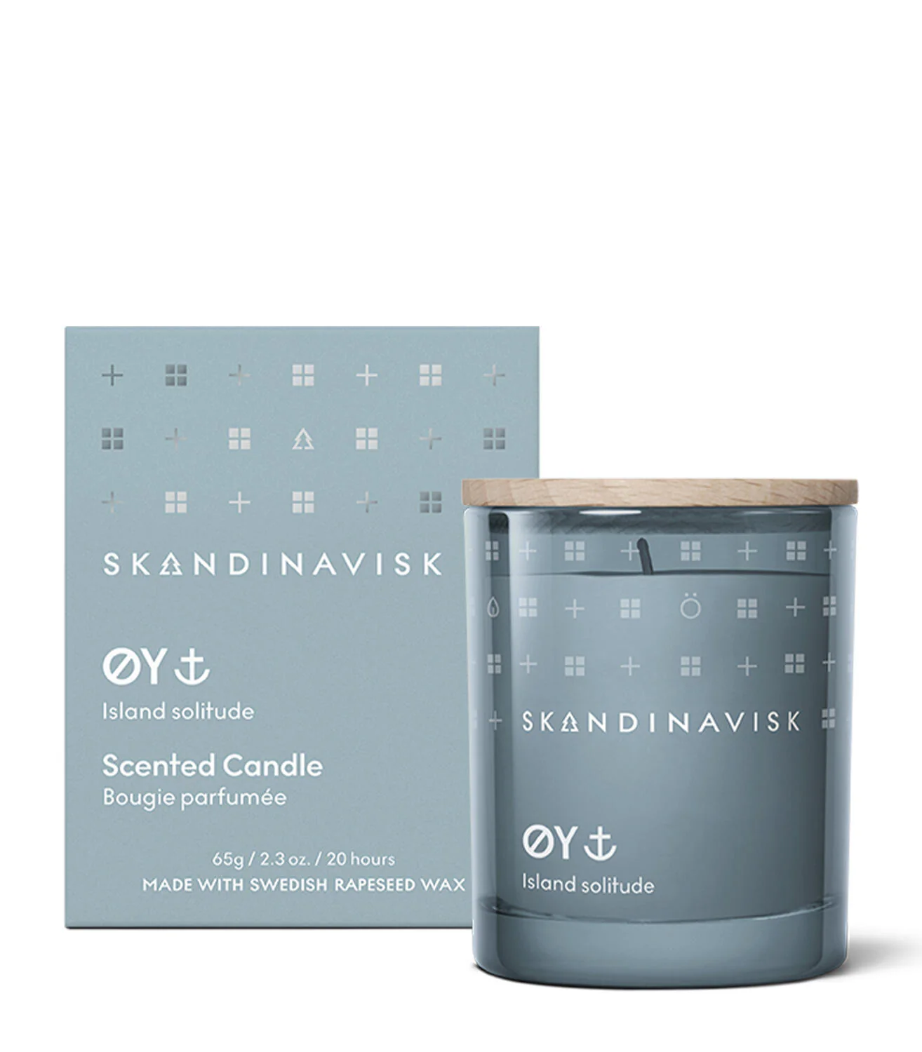 Øy duftlys, 65g. - Powder Blue - Image 3