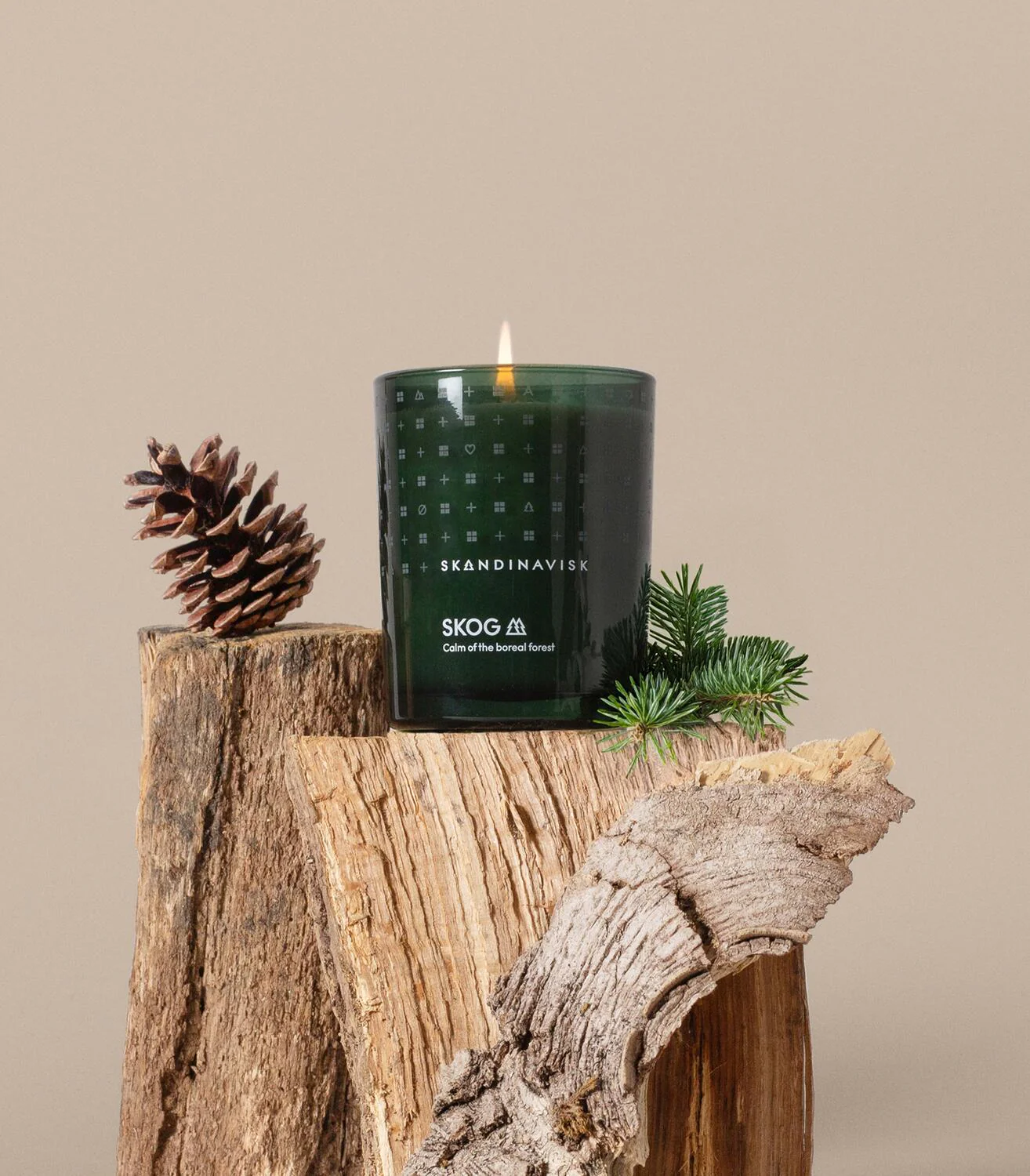 Skog duftlys, 65g. - Forest green - Image 2