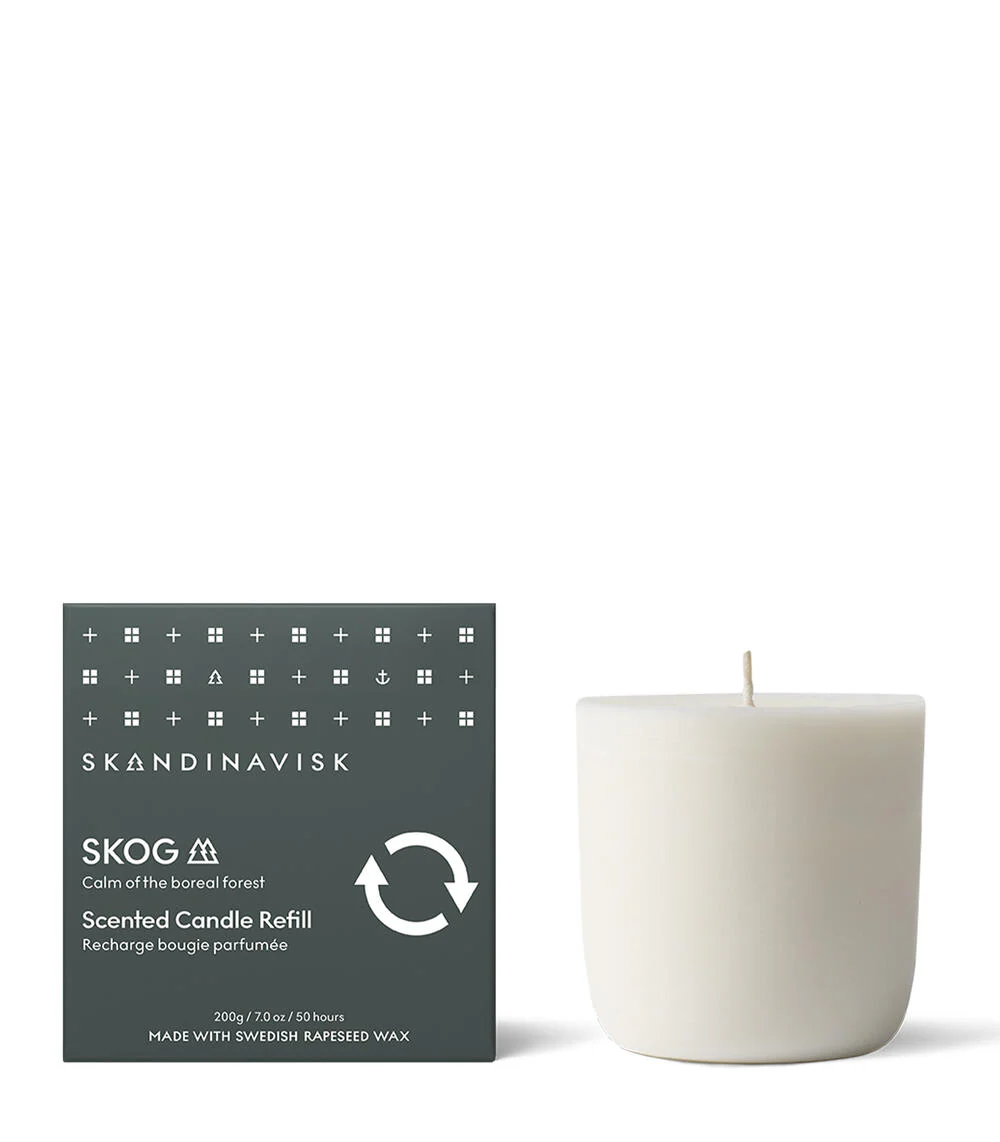 Skog duftlys refill - 200 g.