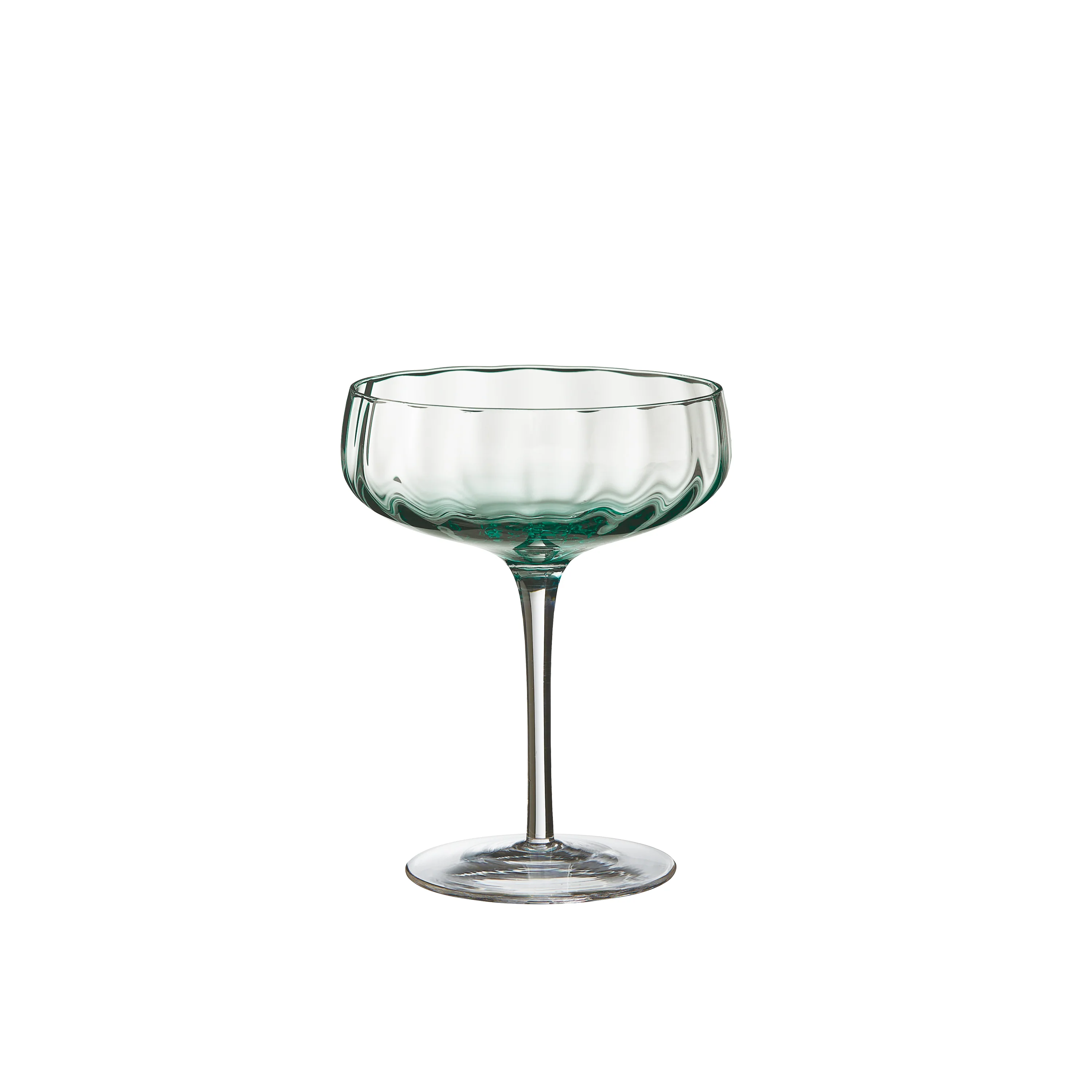 Sonja champagne/cocktailglas - grøn