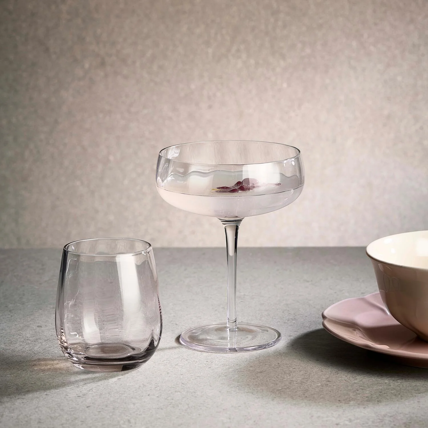 Sonja champagne/cocktailglas - sand - Image 2