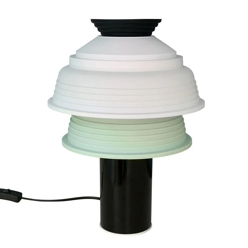 TL4 bordlampe - hvid/mint/sort
