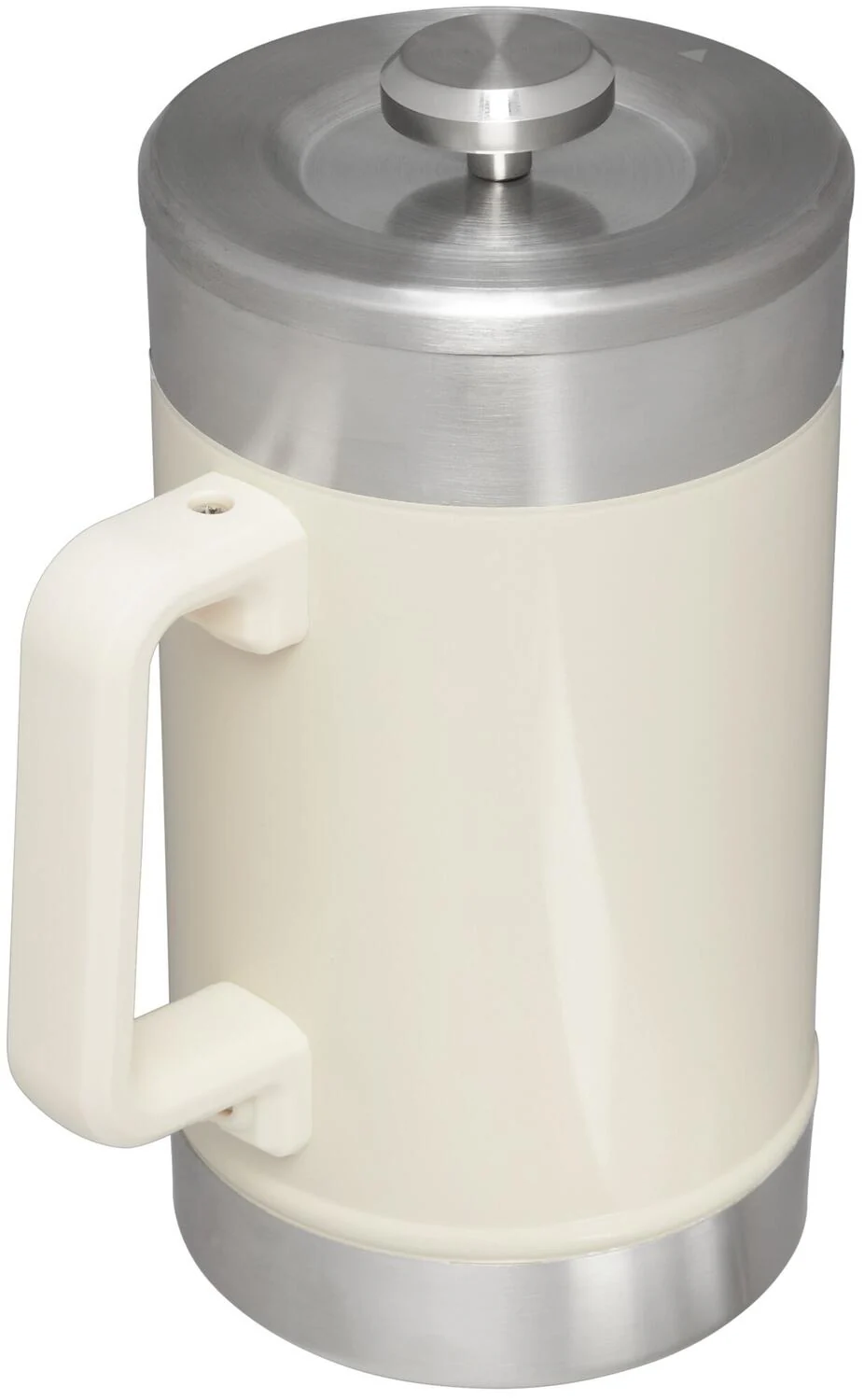 Stay-Hot French Press stempelkande, Cream Gloss - 1.4L - Image 4