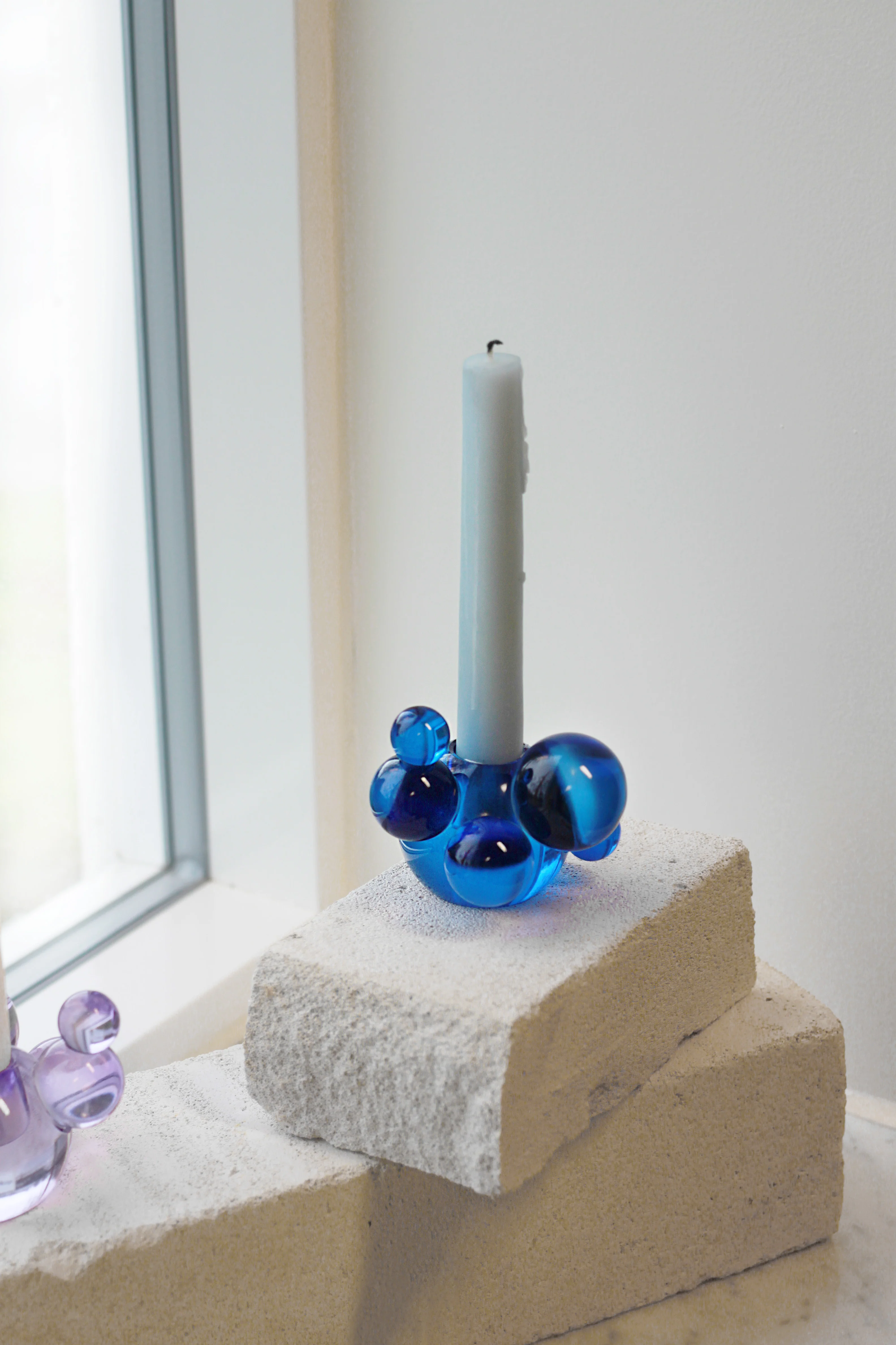 Bubble lysestage - blå - Image 2