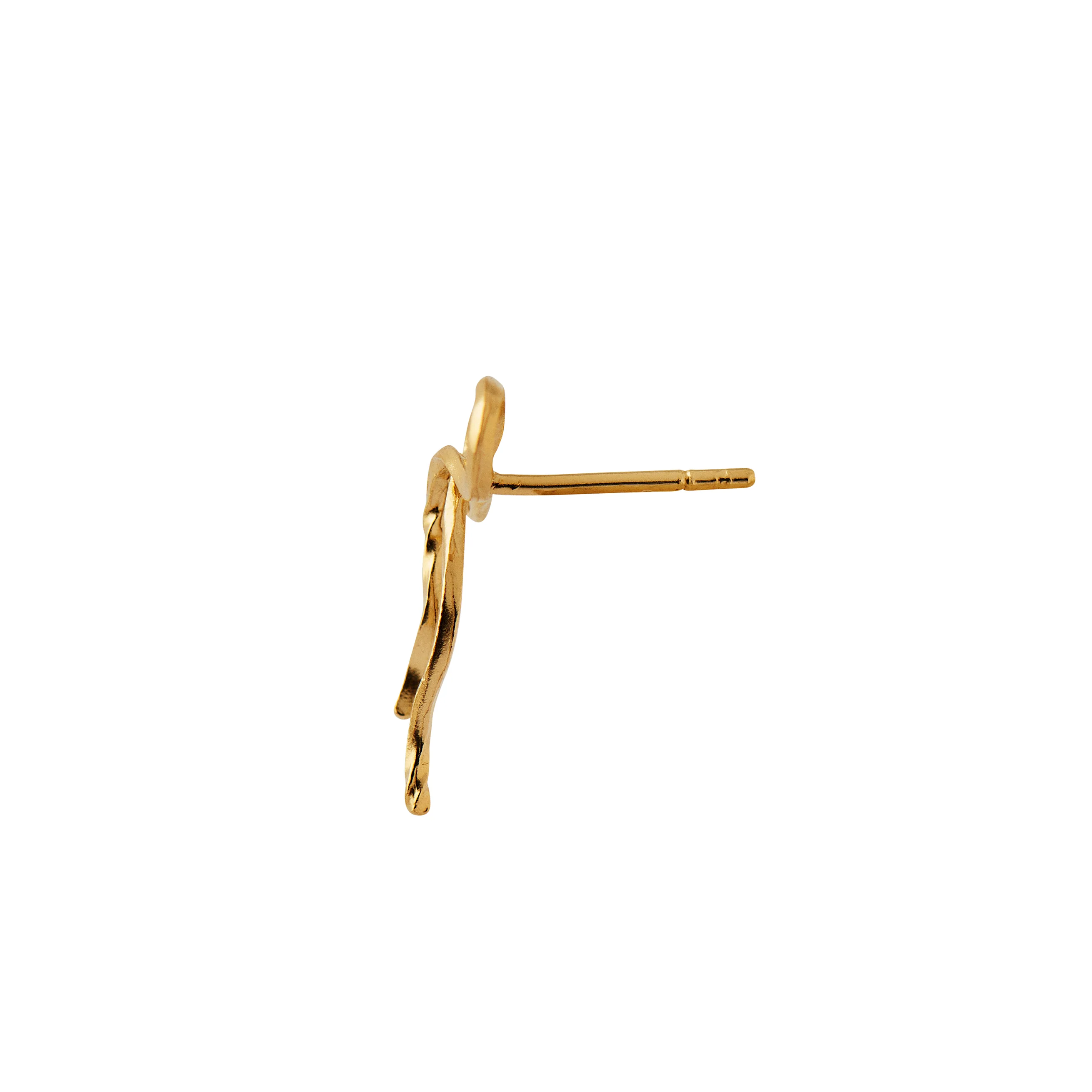 Flow Bow ørering - forgyldt - Image 4