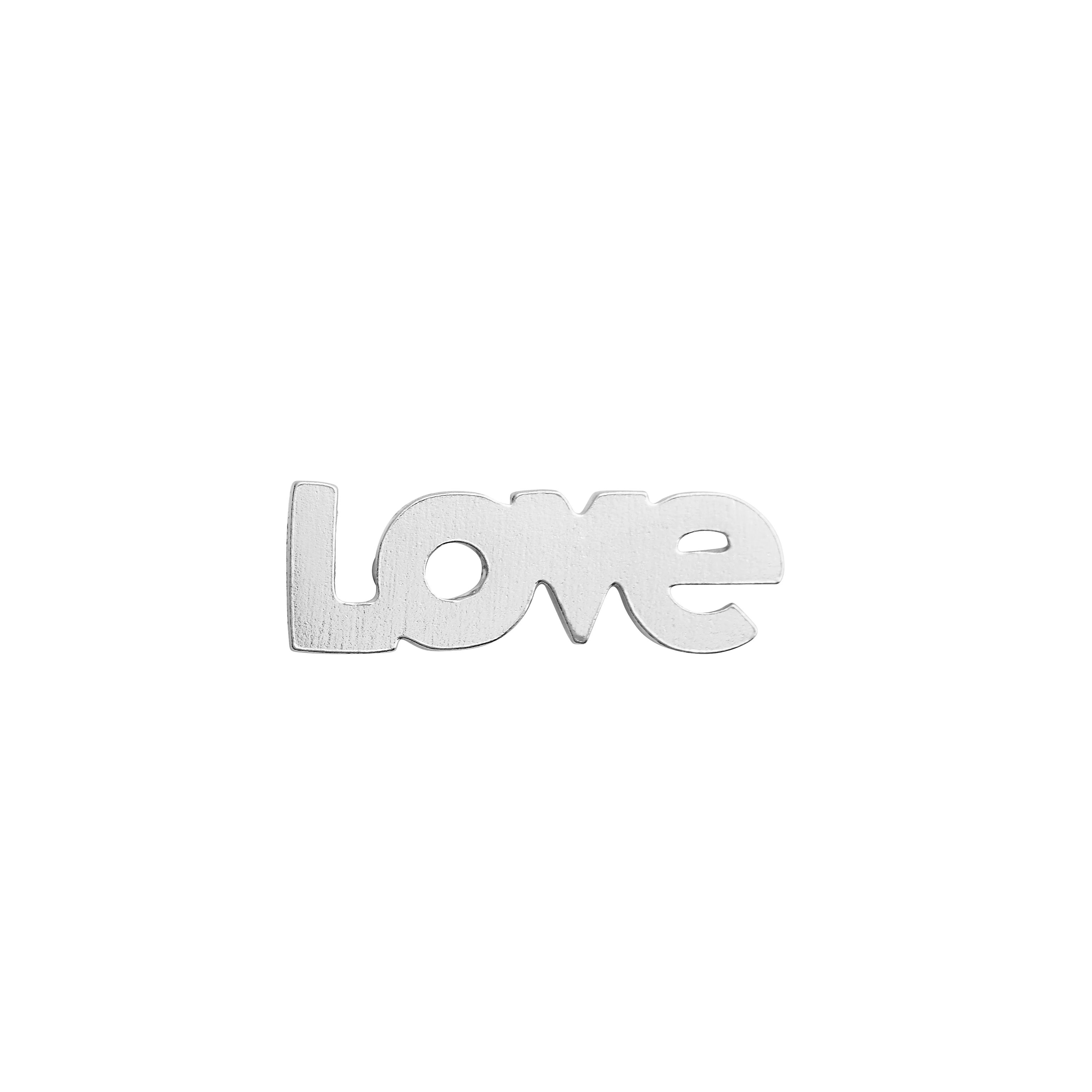 I Love ørering - sølv - Image 2