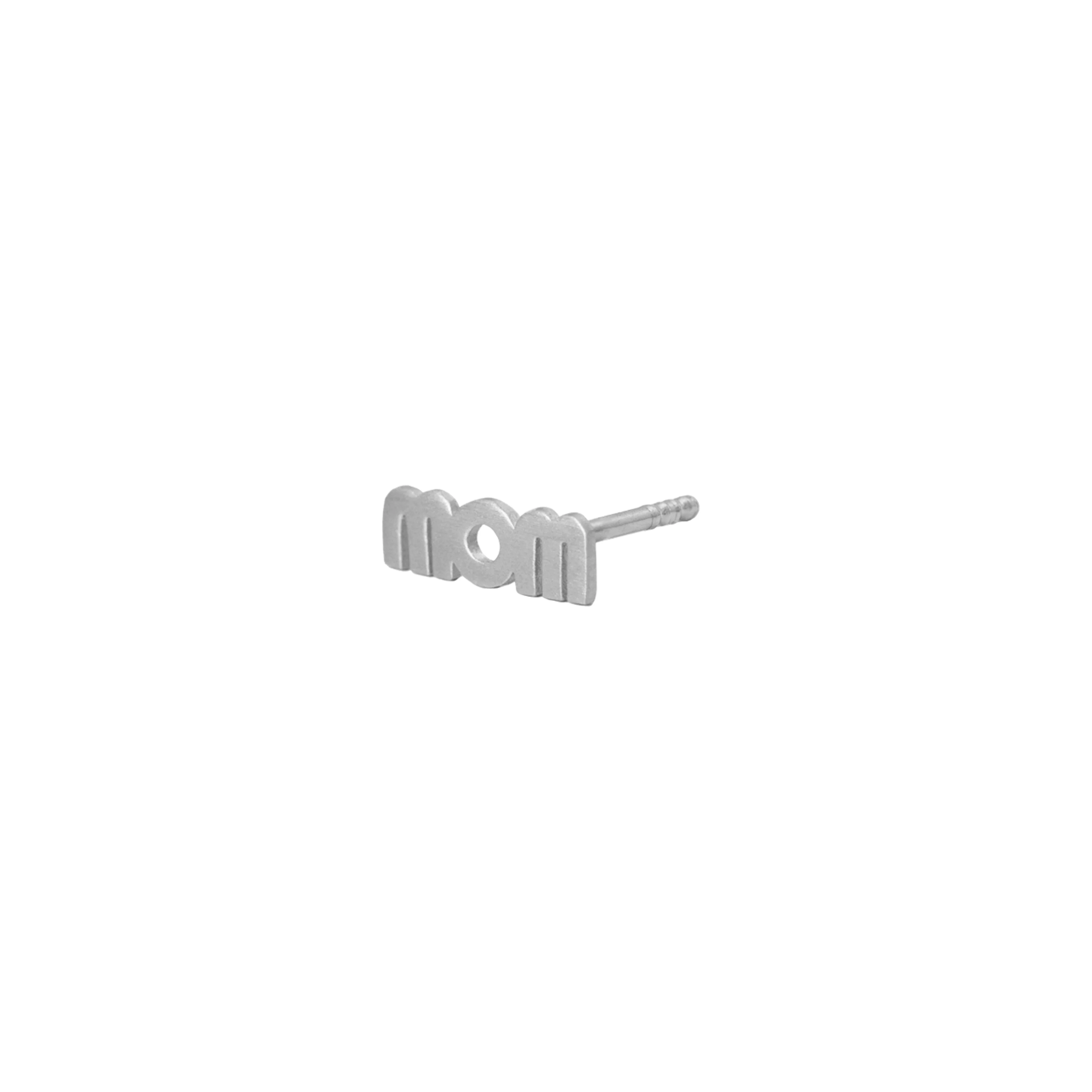 Wow Mom ørering - sølv - Image 2