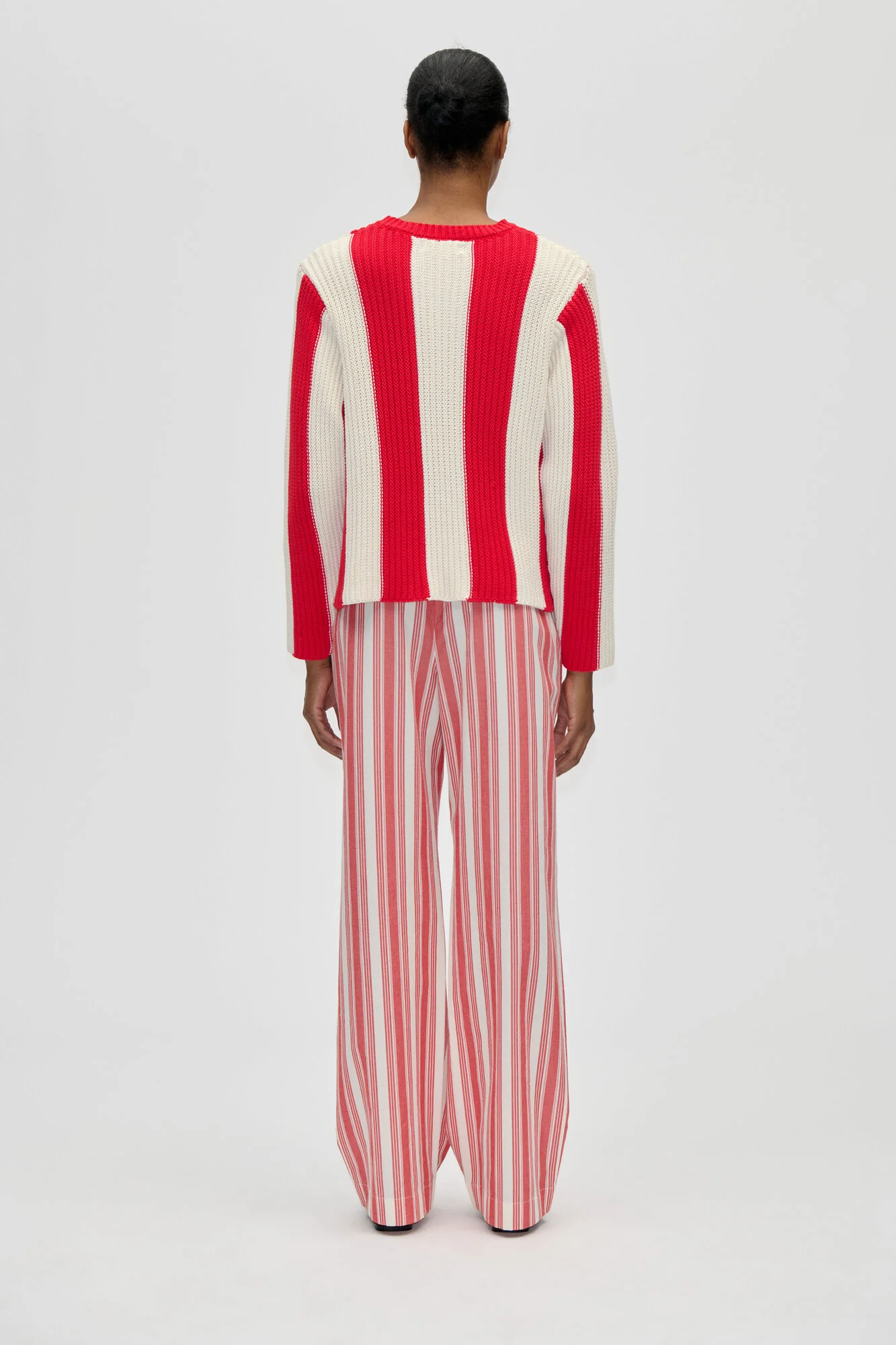 2501 Boxy Motif striktrøje - Equestrian Stripes - Image 3