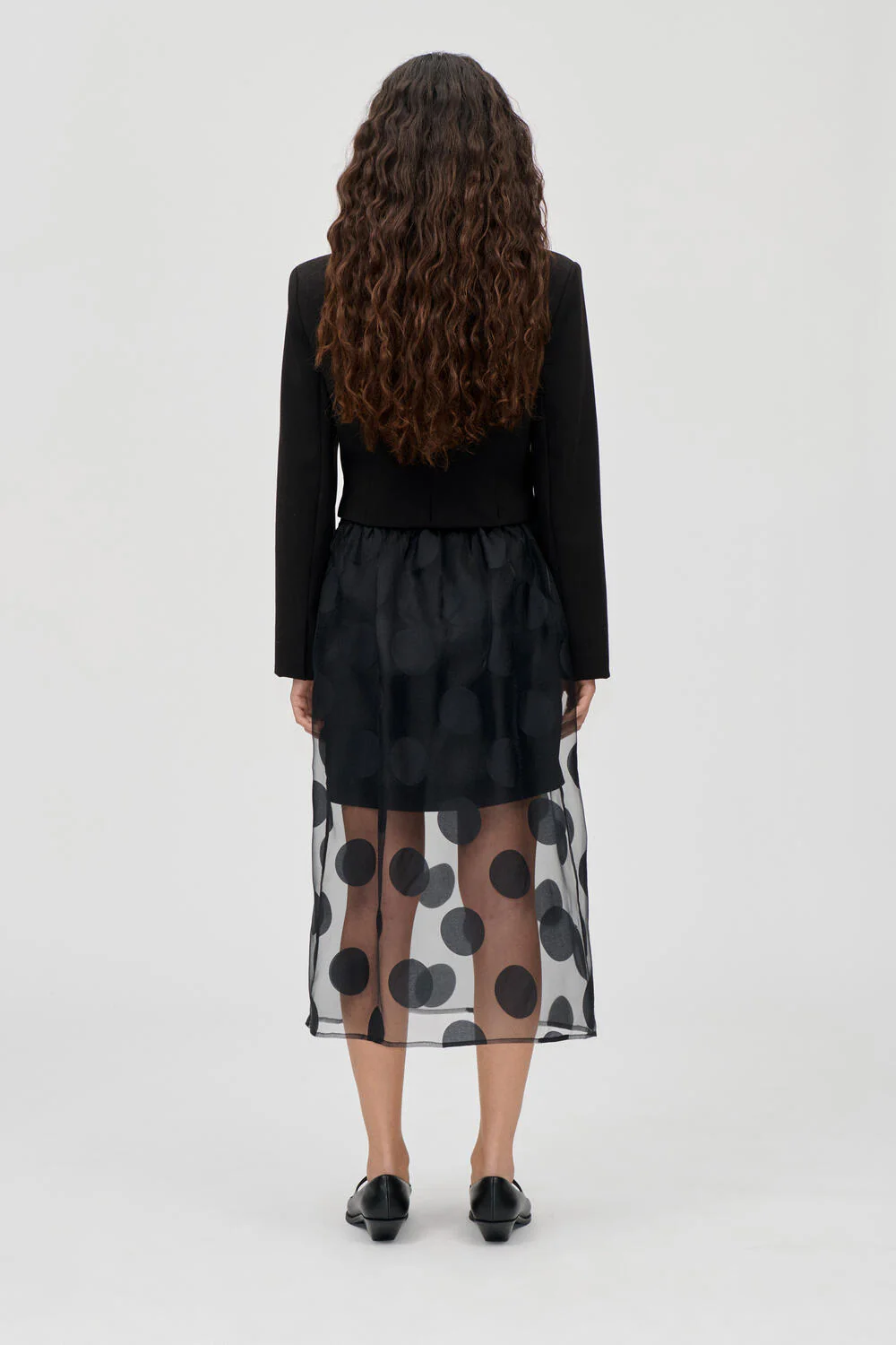 Nederdel - Dotted Black - Image 3