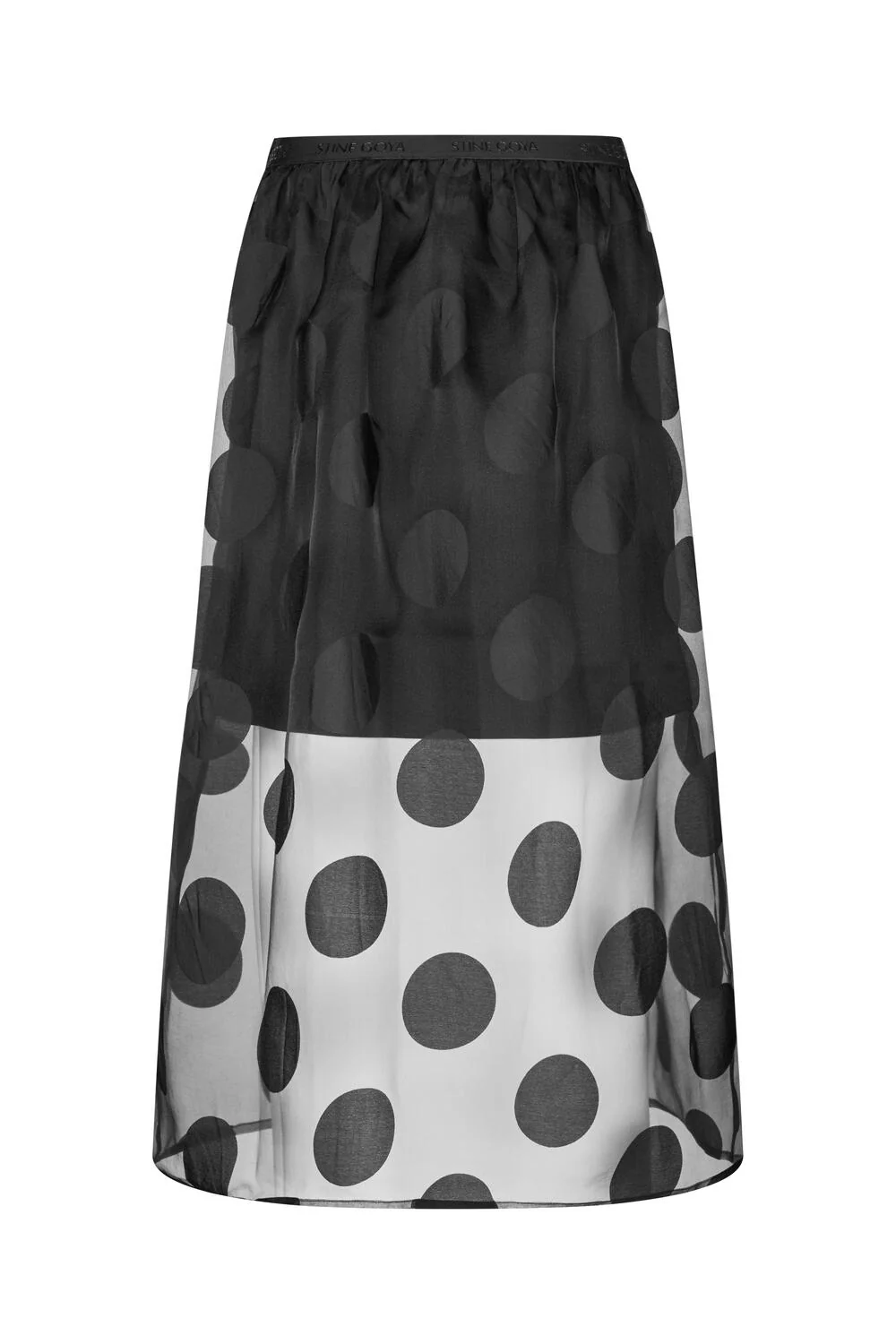 Nederdel - Dotted Black - Image 4