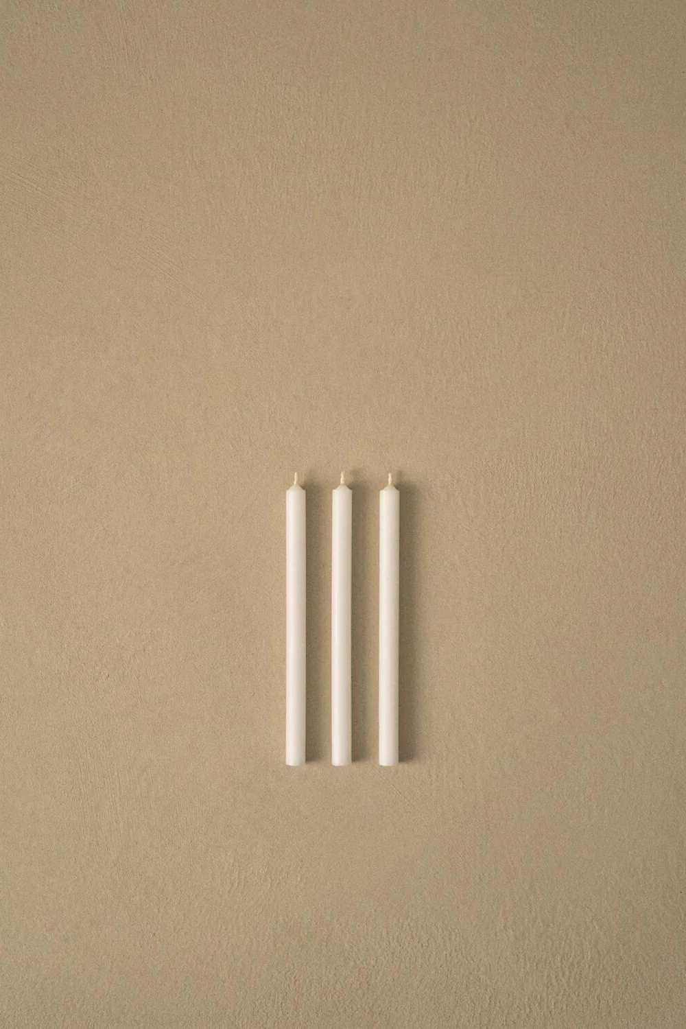 Kertelys hvid, H18 cm - 12 stk. - Image 2