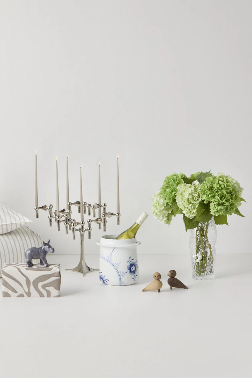 Nagel stand til lysestage - krom - Image 2