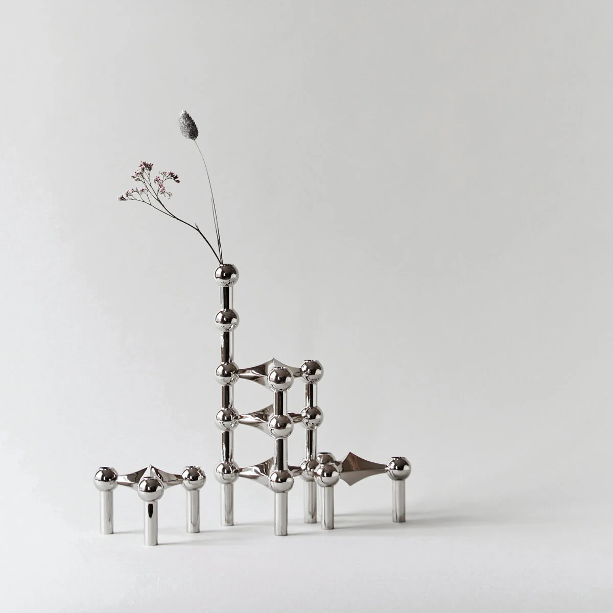 Vase, krom - 10x2,4 cm. - Image 2