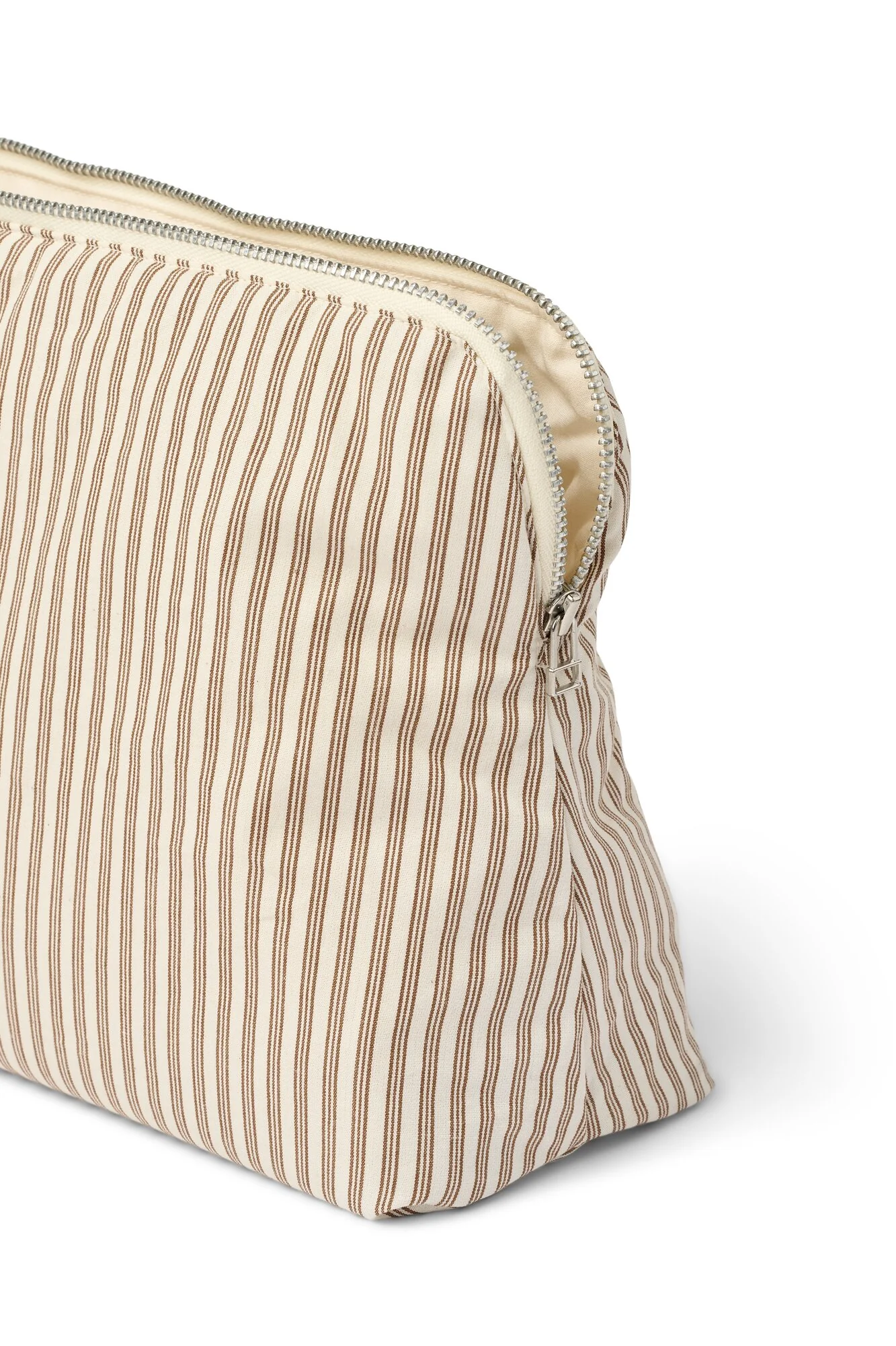 Celia Mini toilettaske - Brown Beach Stripe - Image 2