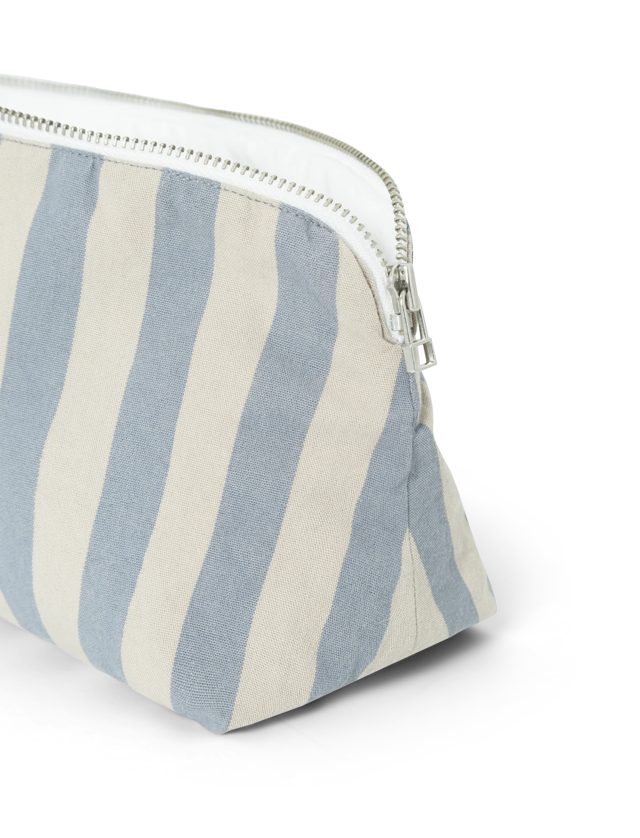 Celia Mini toilettaske - Pale Blue Stripe - Image 2
