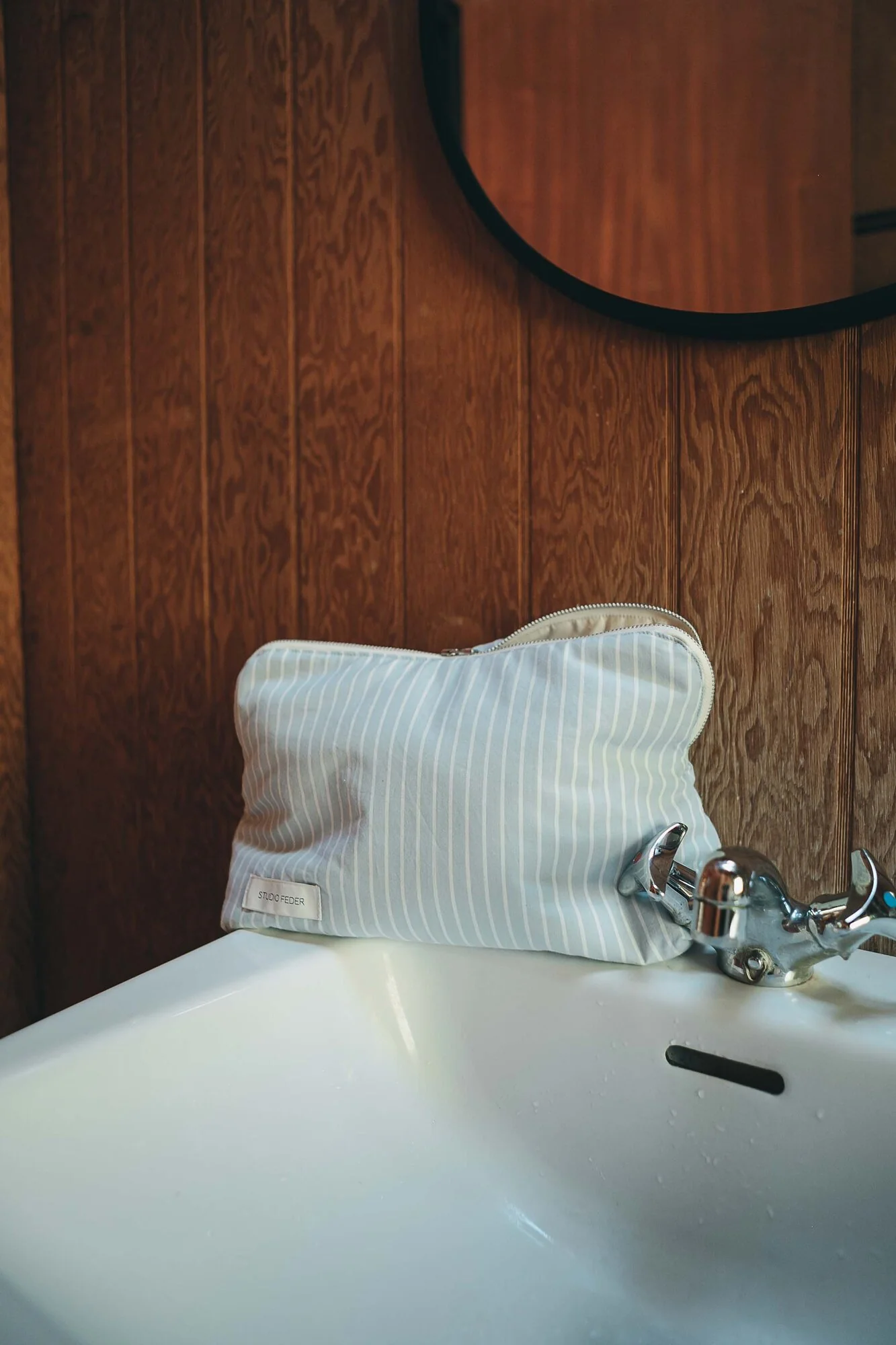 Celia toilettaske - Mattress Stripe - Image 2
