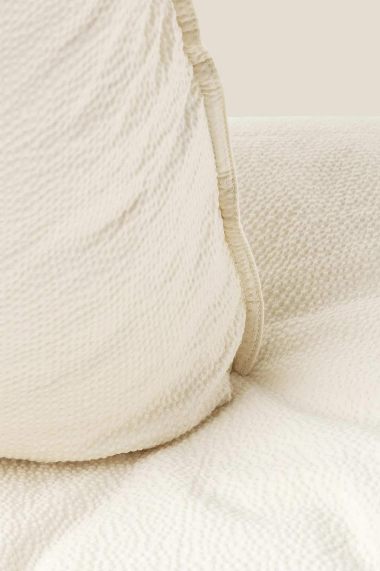 Seersucker sengesæt - Undyed - Image 4