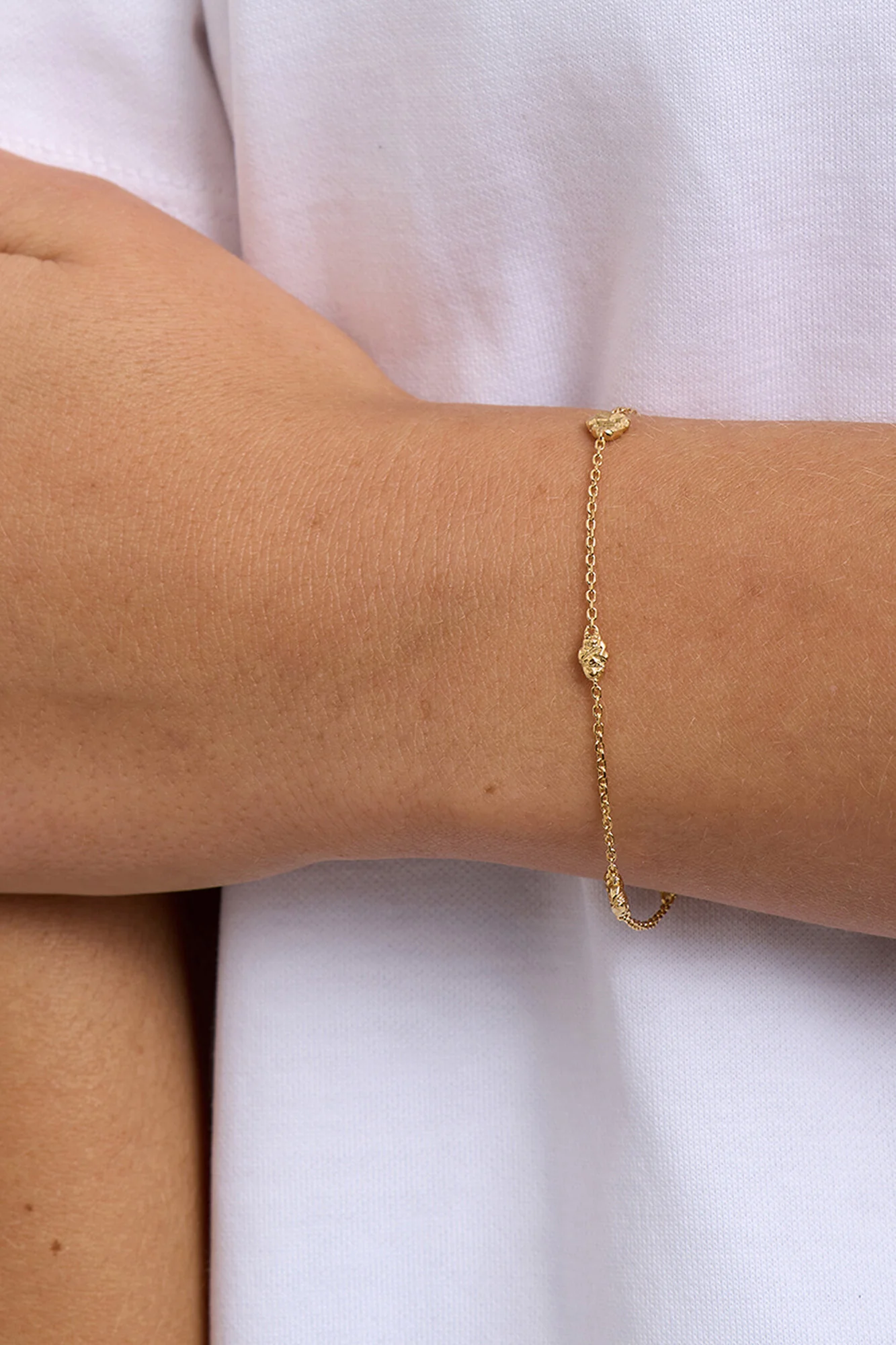 Element armbånd - forgyldt - Image 2