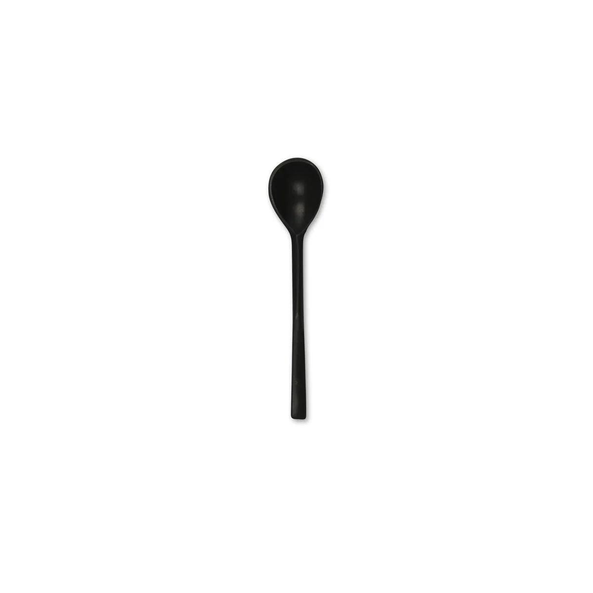 Ske, sort - L7,5 cm.