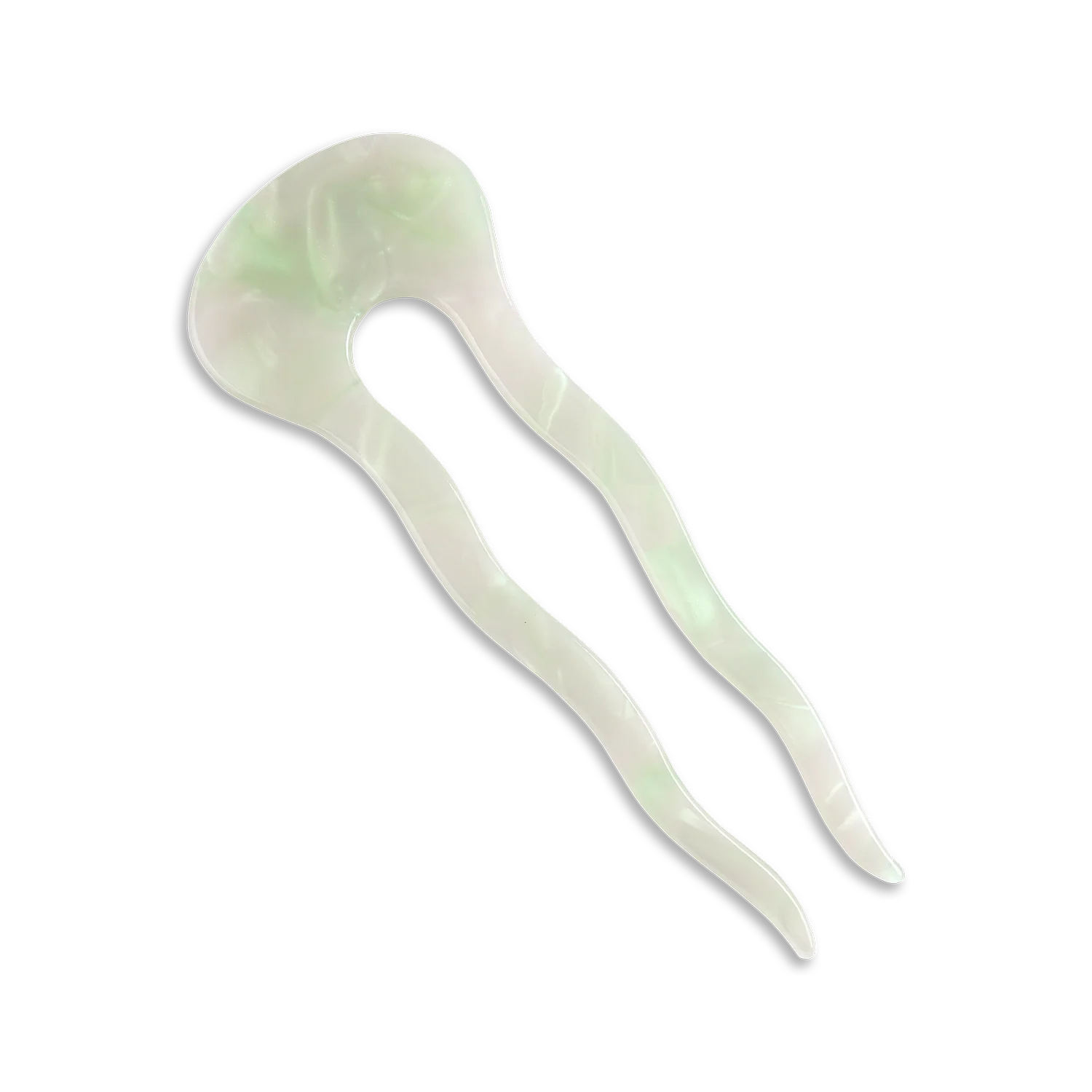 Marble hårpin - grøn