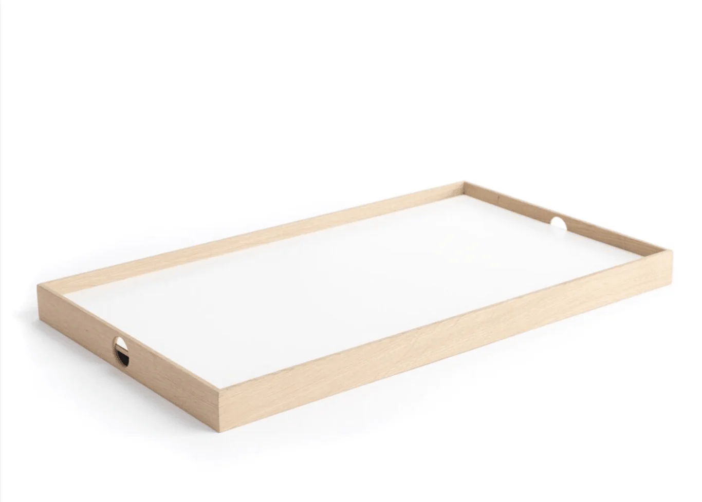 Flip bakke, sort/hvid - L: 60 cm.