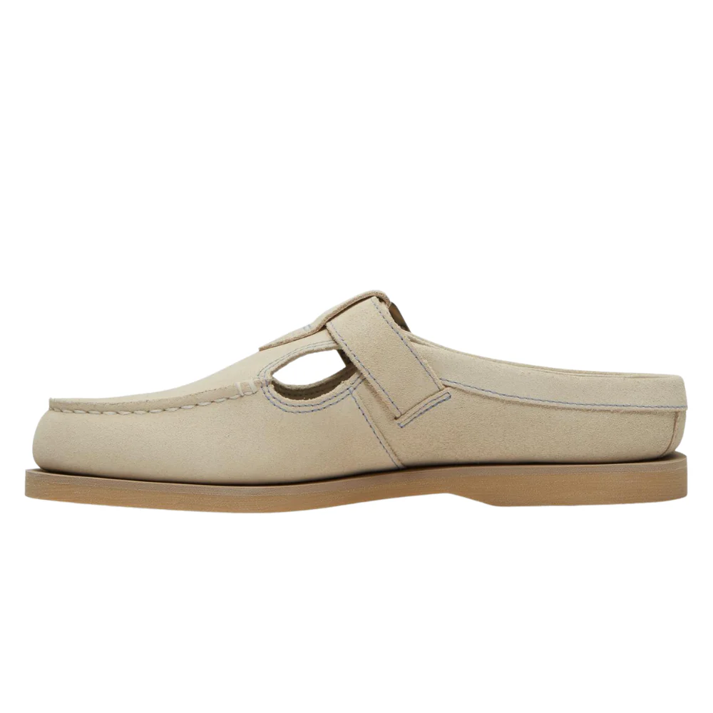 Classic Boat clogs - Light Beige Suede - Image 5
